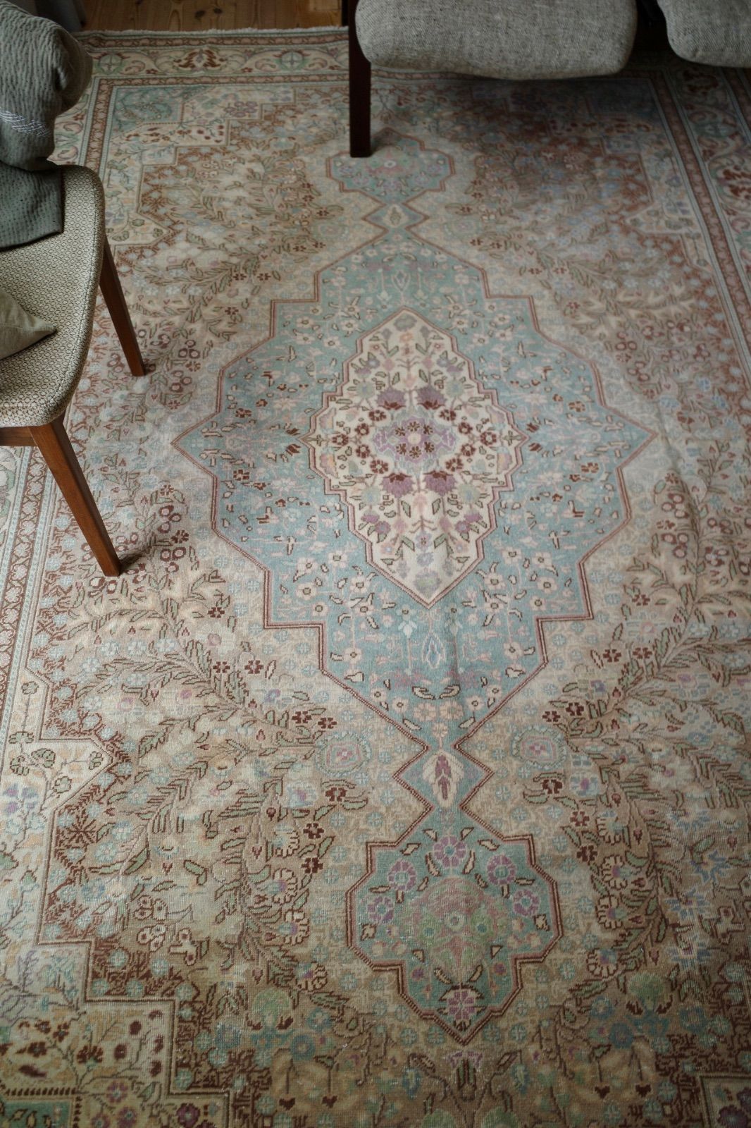 超大判 トルコ カイセリ ヴィンテージラグ ナチュラル 上質 トルコ