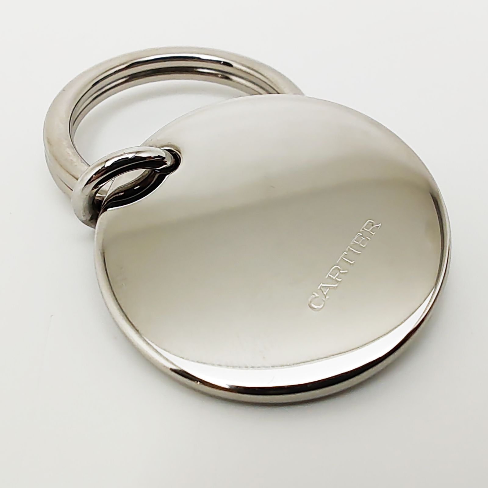 カルティエ キーリング ロゴプレート シルバー Cartier Cartier