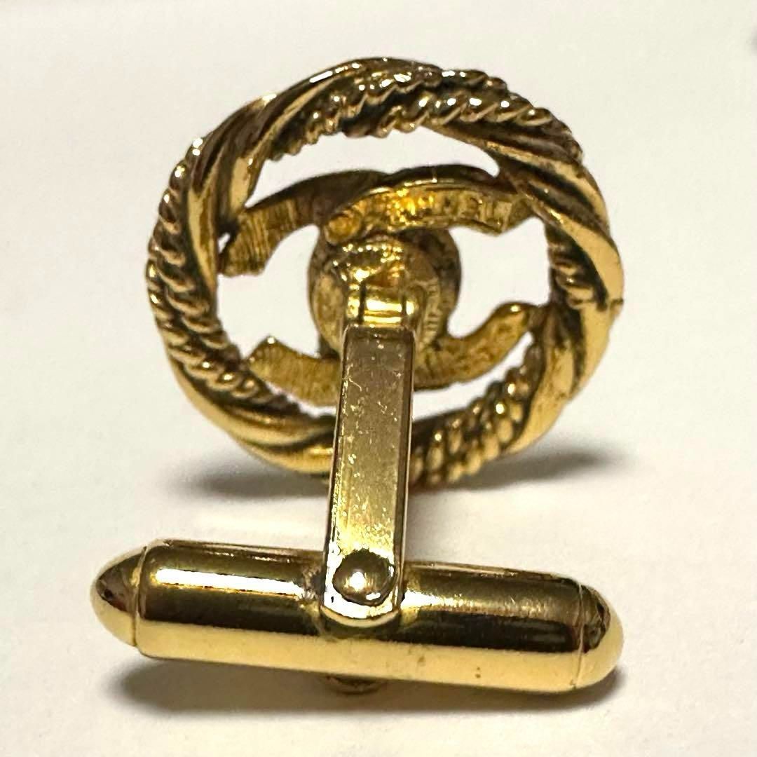シャネル CHANEL カフスボタン カフスリンク ココマーク GP ゴールド