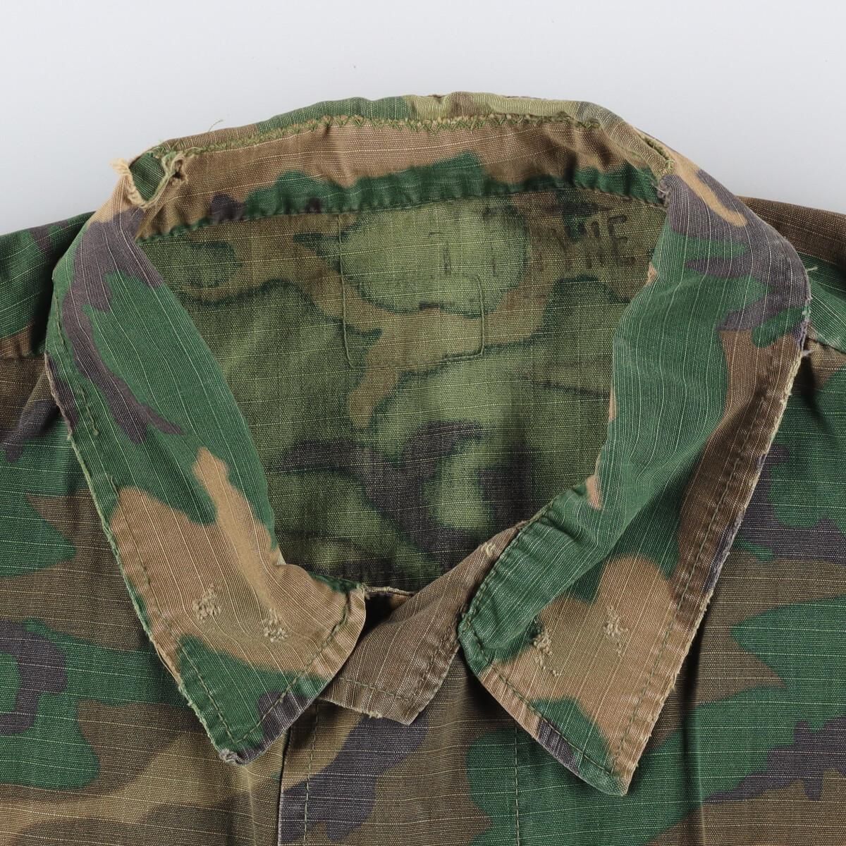 古着 60~70年代 米軍 U.S.MARINE CORPS(USMC) ブラウンリーフカモ 迷彩 