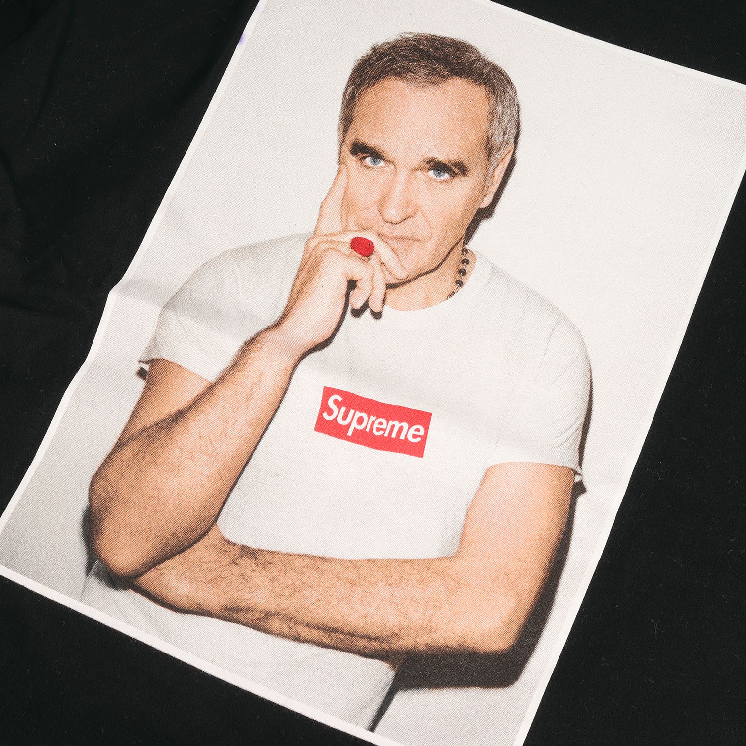 Supreme 16SS Morrissey Tee モリッシーフォト　Mサイズ Supreme Morrissey Tee Heather Grey Men's - SS16 - US