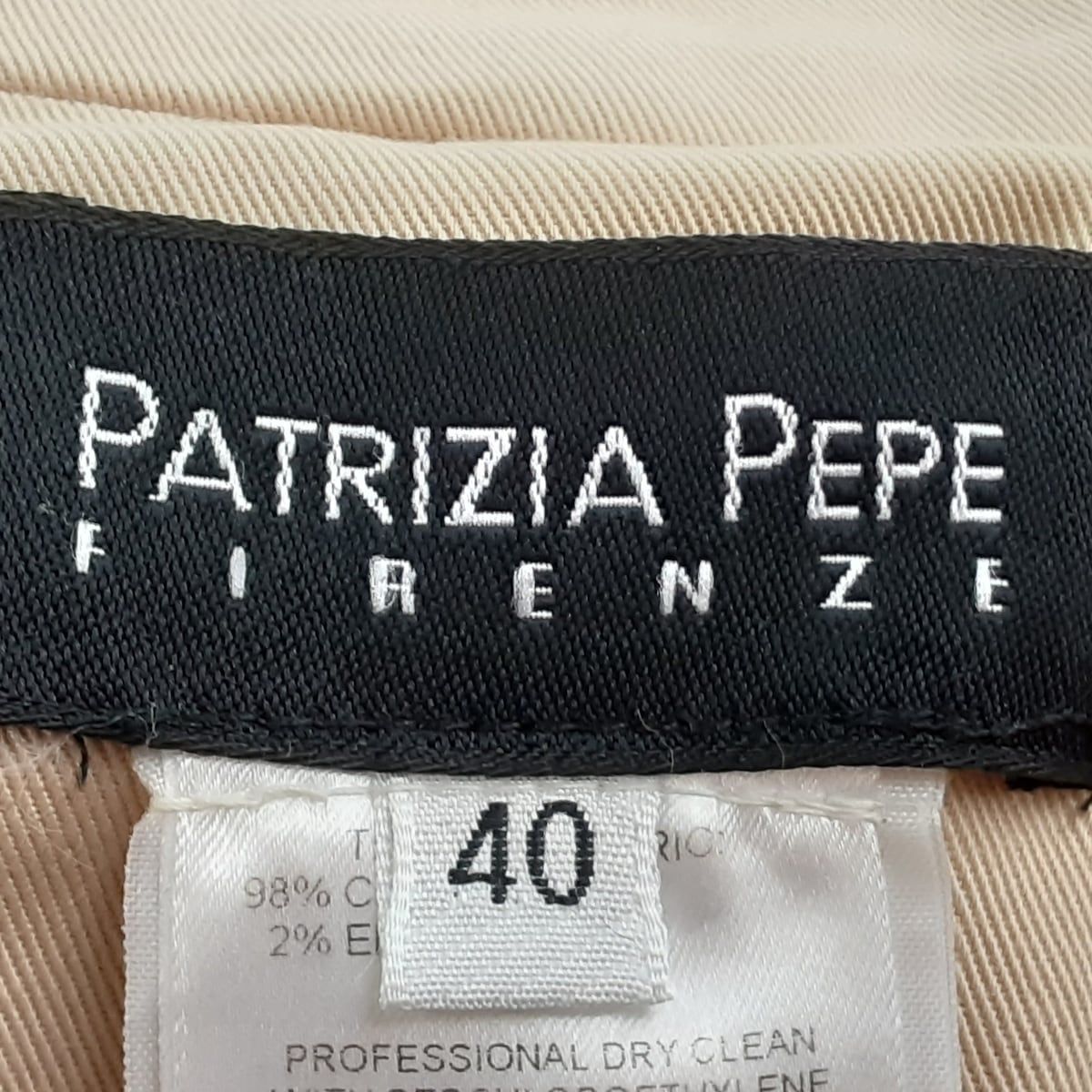 PATRIZIA PEPE(パトリツィアペペ) コート サイズ40 M レディース美品 - ベージュ 長袖/春/秋
