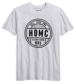 Harley-Davidson メンズ Roll Your Own スリムフィットTシャツ ホワイト 99079-18VM US サイズ: Medium カラー: ホワイト