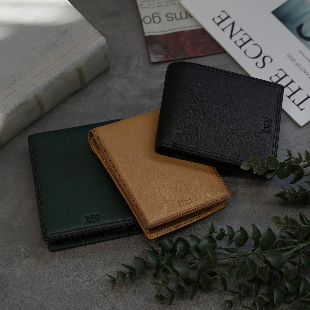 タケオキクチ クロードII 二つ折り財布 メンズ ブランド レザー 本革 TAKEO KIKUCHI 790604