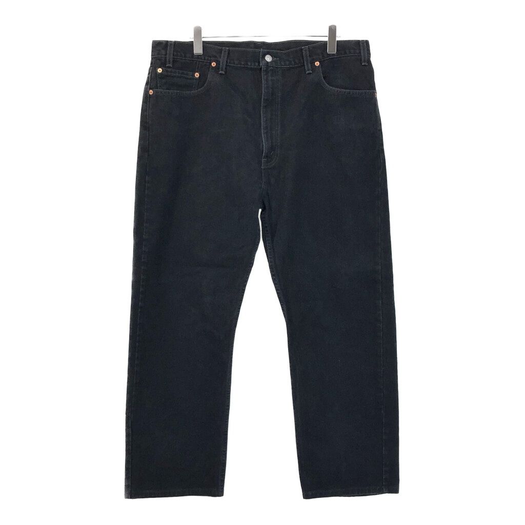 00年代 カナダ製 Levi s リーバイス 505 デニムパンツ 大きいサイズ ブラック メンズ W42 L30 古着 U2675