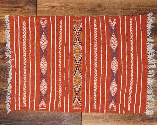 チュニジア キリム No.3 玄関マット ラグ 絨毯 アフリカ