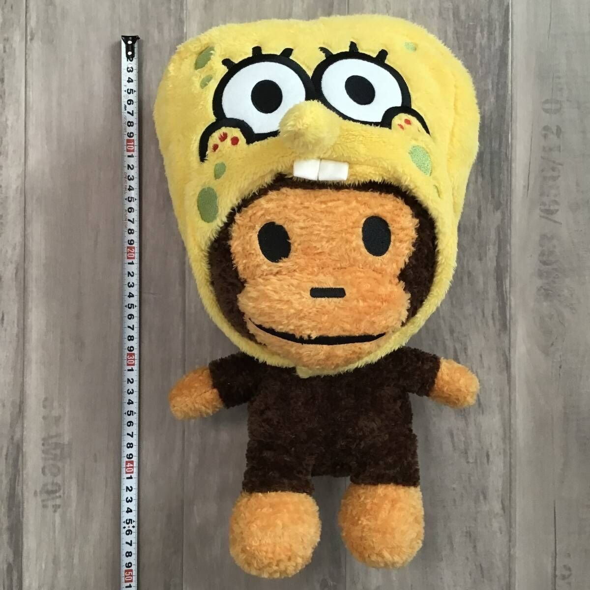 A BATHING APE - ベイビーマイロ スポンジボブ コラボ ぬいぐるみ ☆新品☆ スポンジボブ × マイロ ぬいぐるみ a bathing ape BAPE