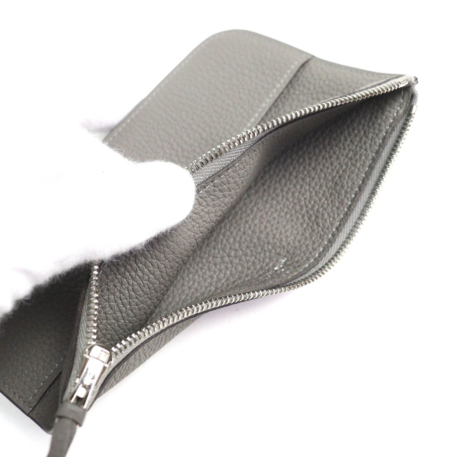 未使用品△HERMES エルメス ドゴン GM デュオ グリメイヤー シルバー