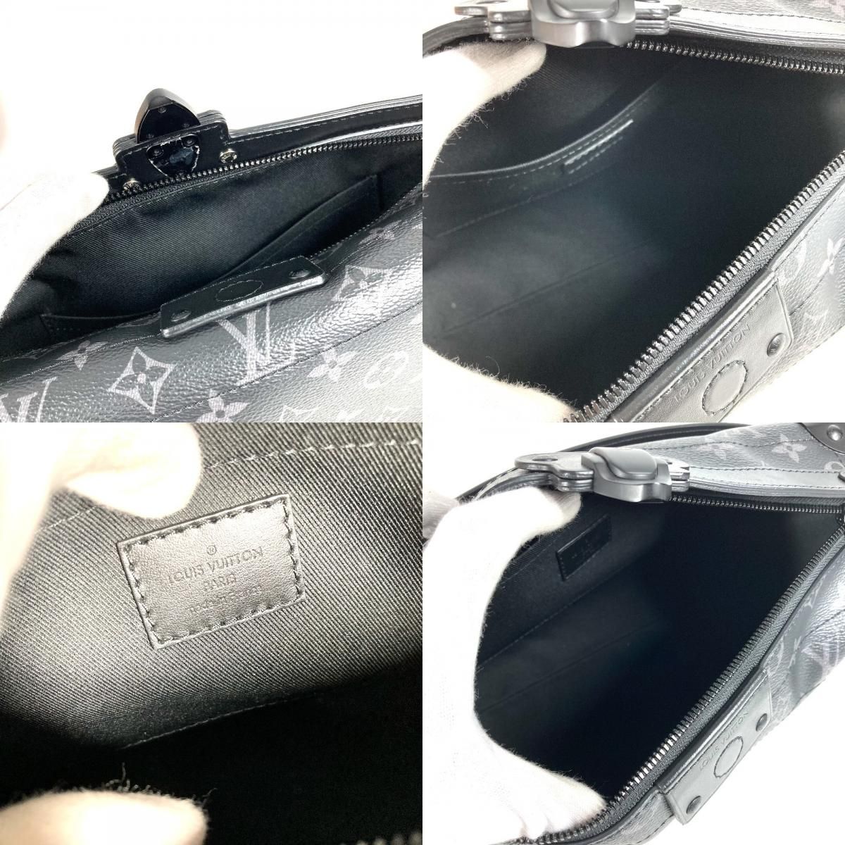 LOUIS VUITTON ルイヴィトン ショルダーバッグ ソウル・トランク EW M 11744 モノグラムエクリプスキャンバス ブラック