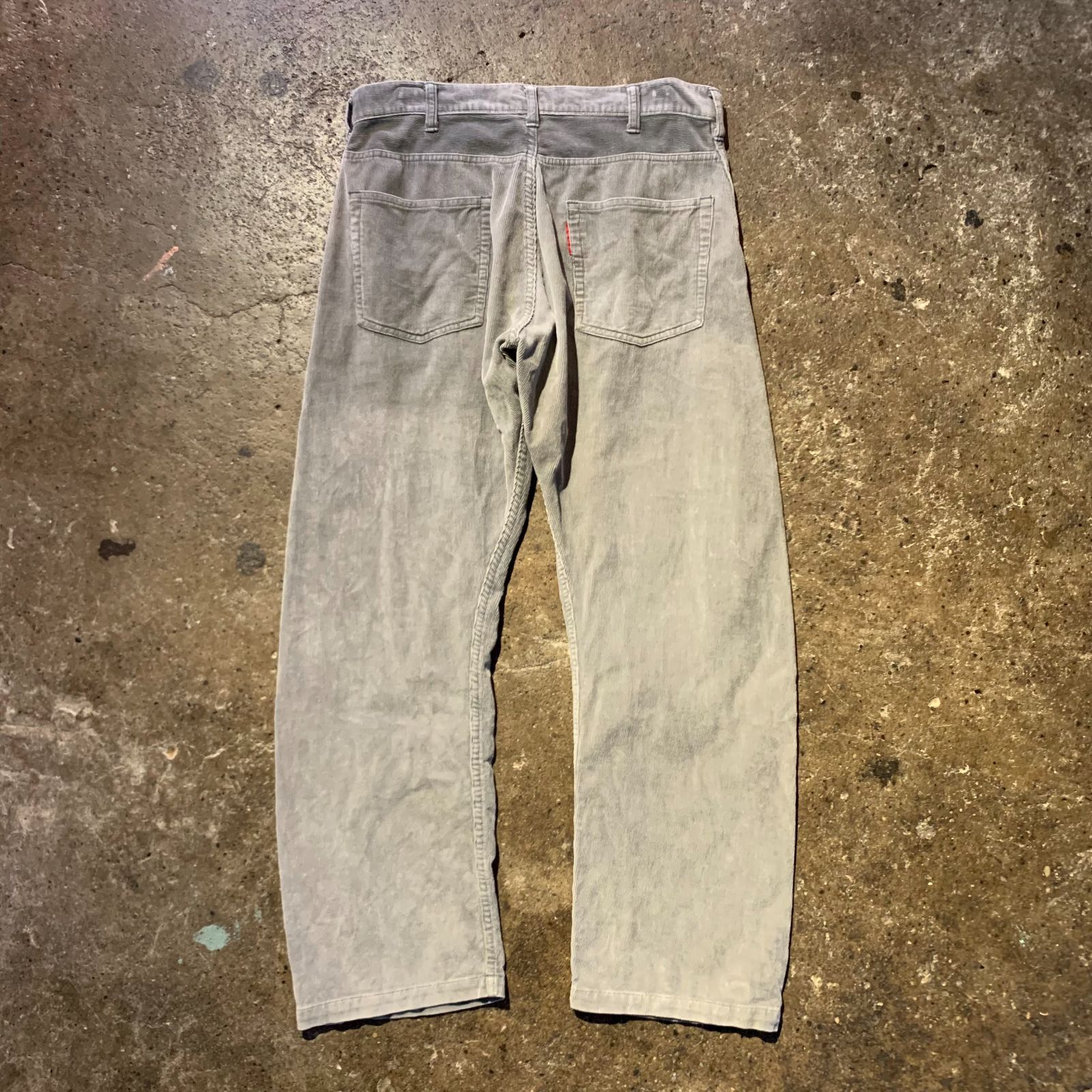 GOOD ENOUGH 00s コーデュロイパンツ グレー M グッドイナフ