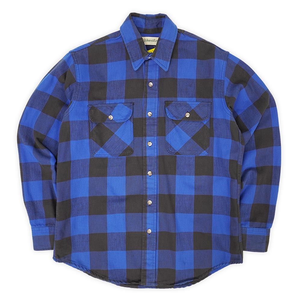 90s USA製BIGMAC ST JOHN'S BAY ネルシャツ 好配色 ST JHON'S BAY BIG MAC ネルシャツ 90's ST JOHN'S BAY×BIG MAC Heavy