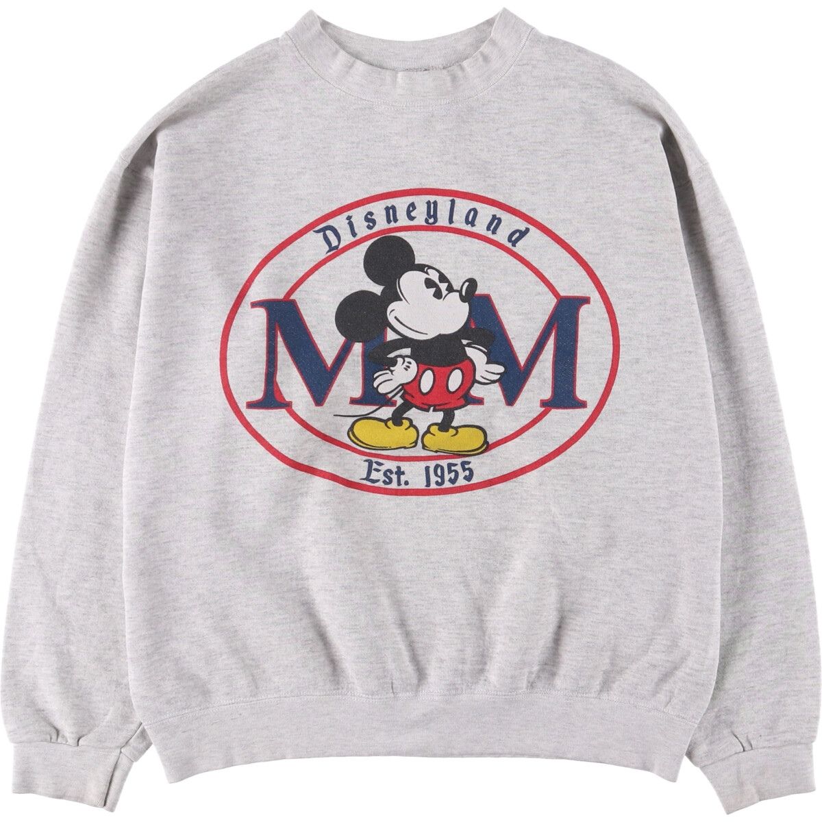 90s Mickey ミッキー スウェット M Disney ディズニー レディース 古着 90s USA製 TULTEX Disney Mickey ミッキー スケッチ風