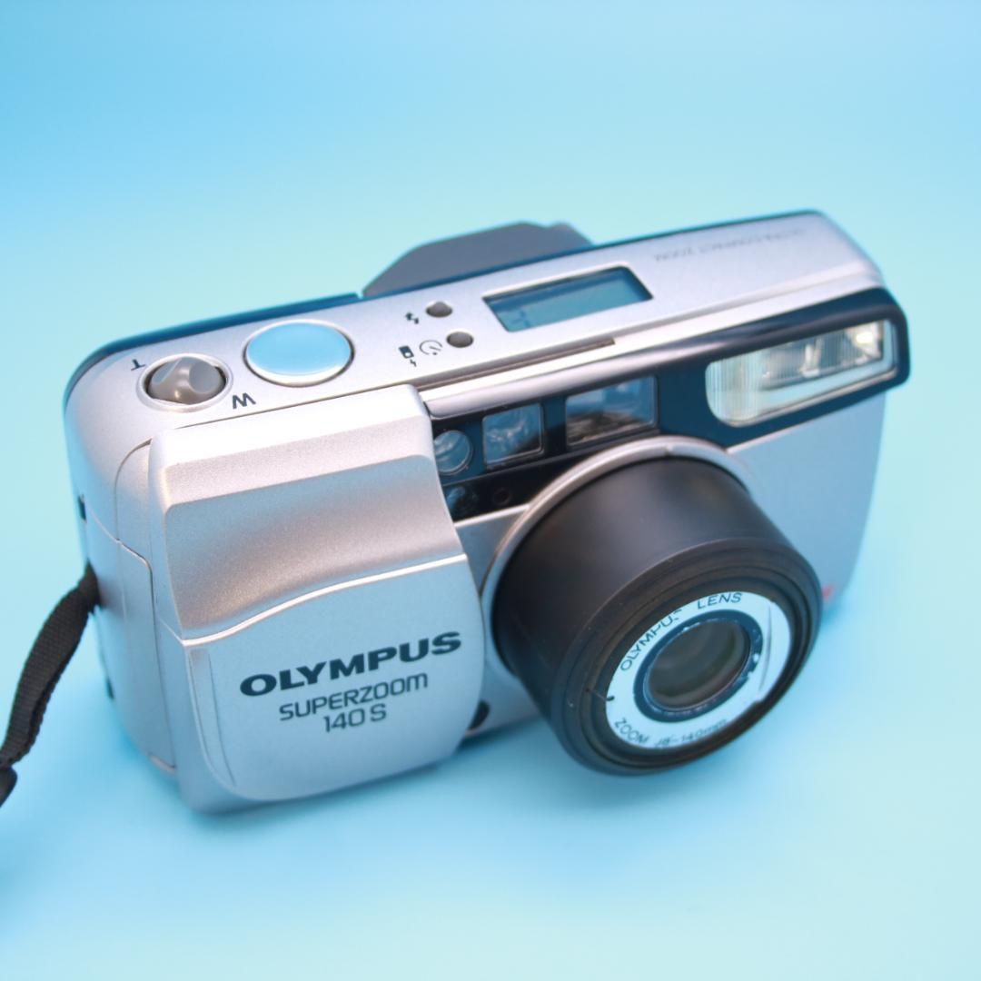 ❁美品❁ かわいいシルバーカメラ◎OLYMPUS SUPERZOOM 140 S フィルム