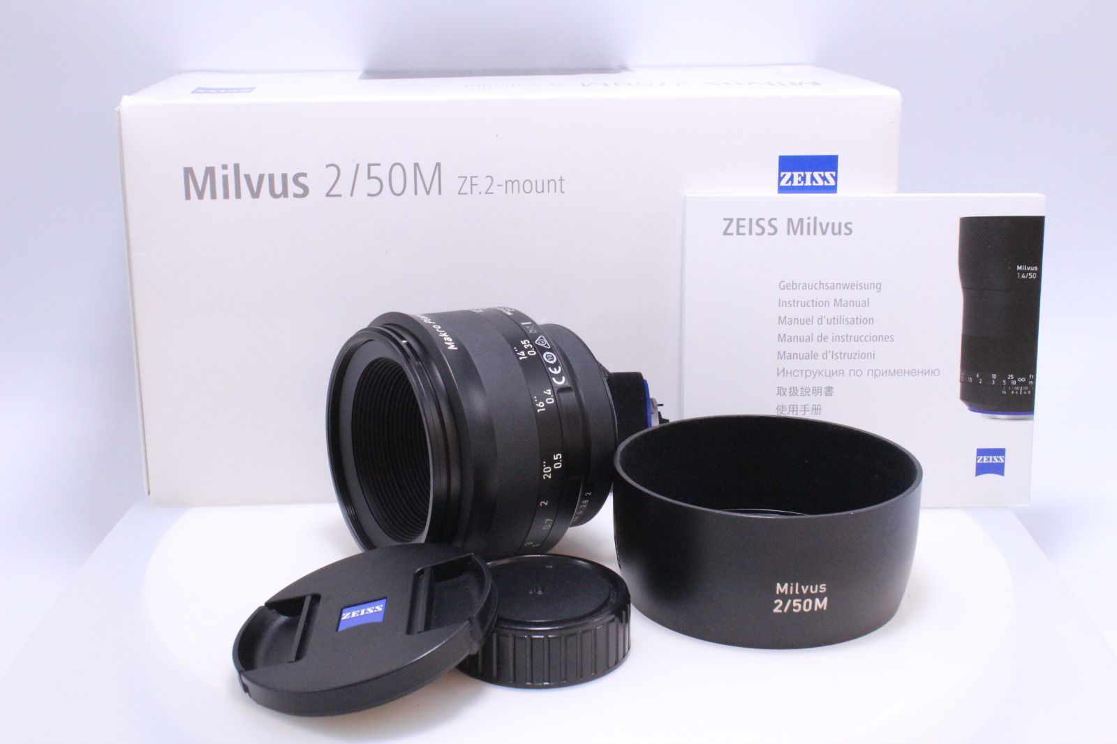 Carl Zeiss MILVUS 2|50M ZF.2 ブラック 823099 単焦点レンズ