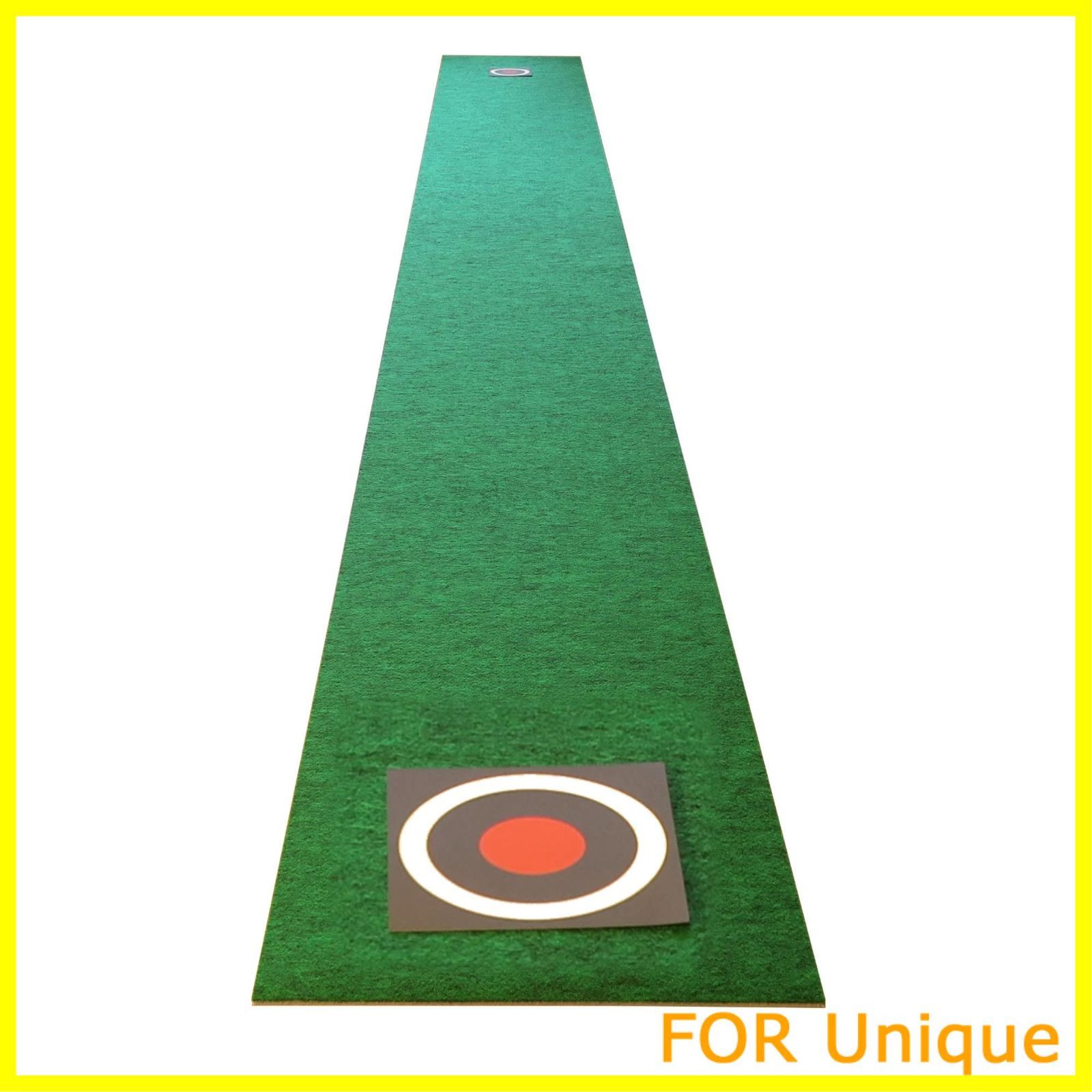 【新着商品】hobidays【日本製】パターマット 超高速本格芝生 40cm×4m/20cm×2m [選べる10.8cmホール穴有り/無し] ゴルフ ホールターゲット2枚付き 裏面滑り止め特殊加工 返球 練習用 スイング ゲー