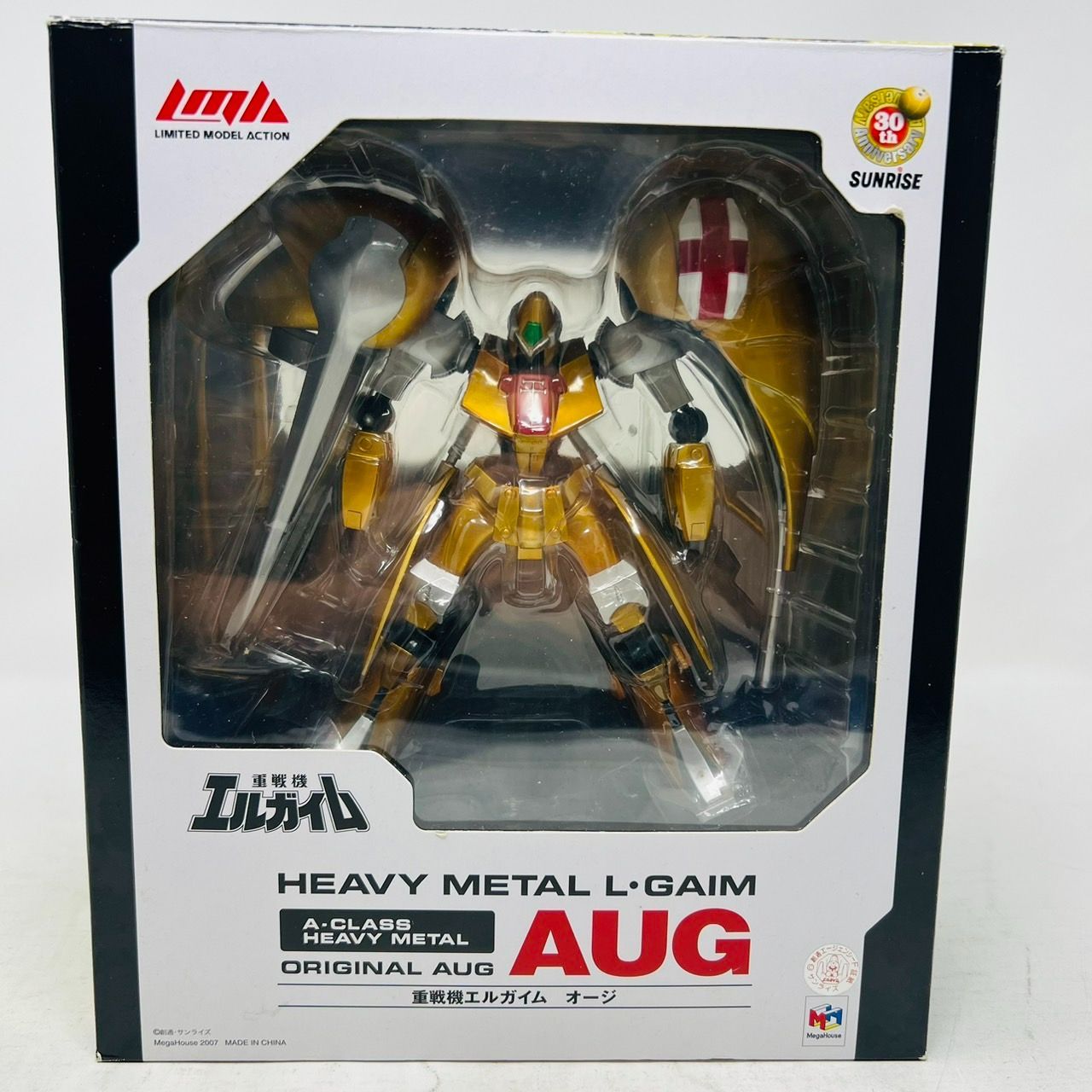 重戦機 エルガイム オージ メガハウス リミテッドモデルアクション フィギュア / HEAVY METAL L・GAIM AUG LMA - メルカリ