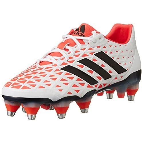 アディダス adidas ラグビーシューズ アディパワーカカリSG AQ2037 ランニングホワイト|ショックレッドS16|コアブラック 24.5cm