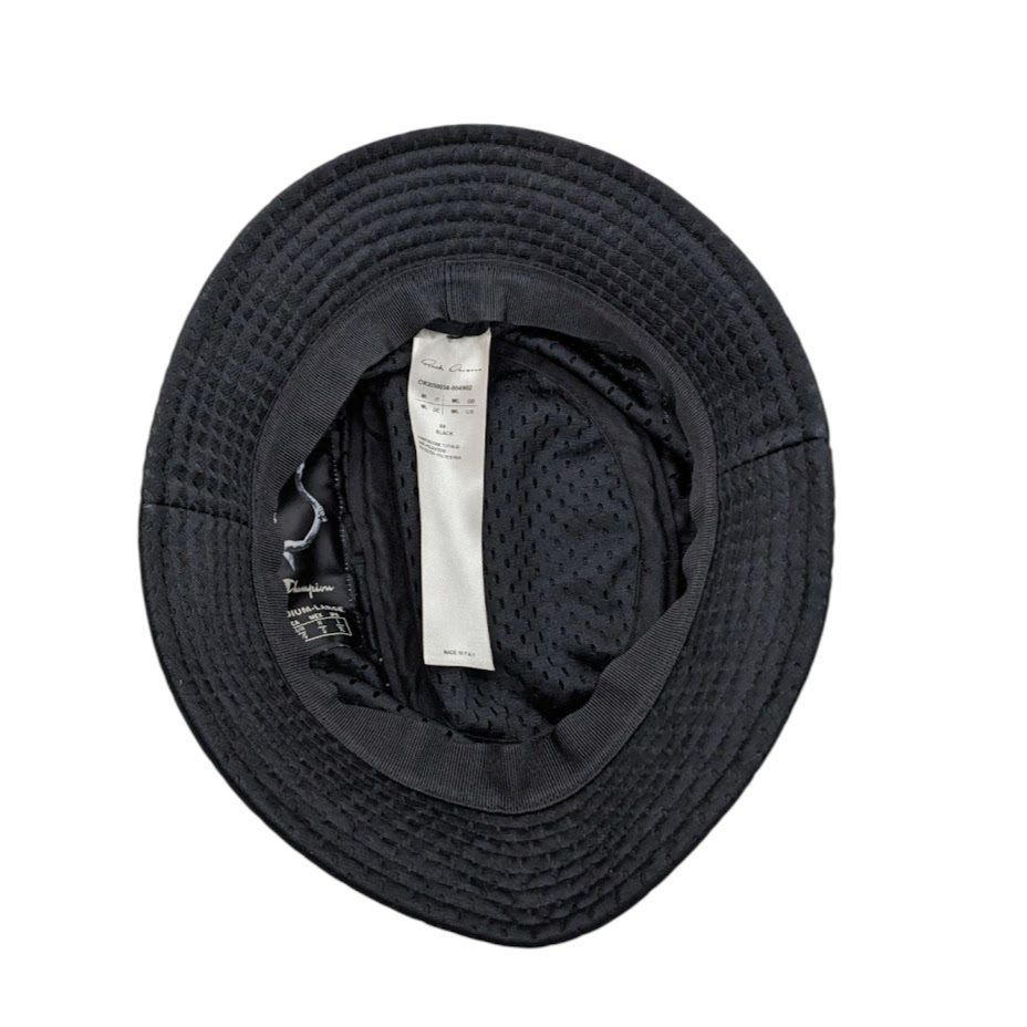 Rick Owens リックオウエンス ハット 黒系 SM 2010624F0021 BUCKET HAT WITH ZIP BLACK - RICK OWENS DRKSHDW(リック