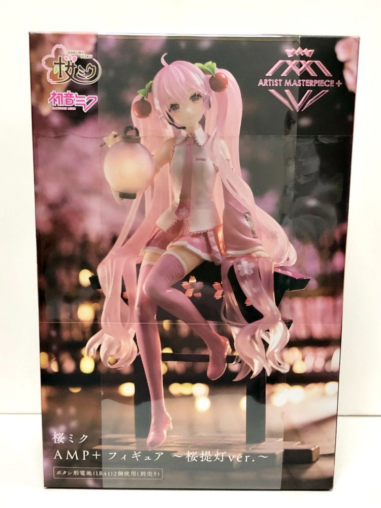 27.【未開封】桜ミク AMP+フィギュア 桜提灯ver.【併売品