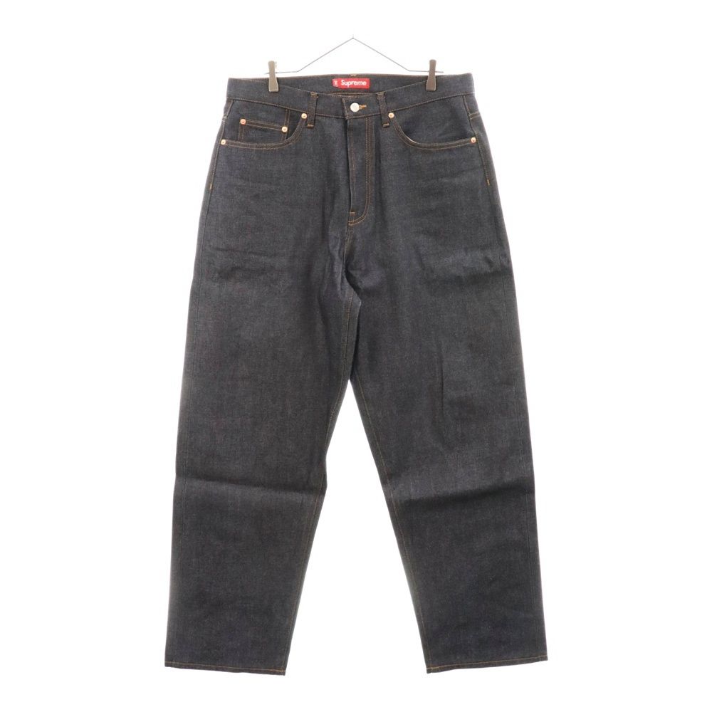 SUPREME (シュプリーム) 23AW Rigid Baggy Selvedge Jean リジッド バギーセルビッジ ジーンズ デニムパンツ インディゴ