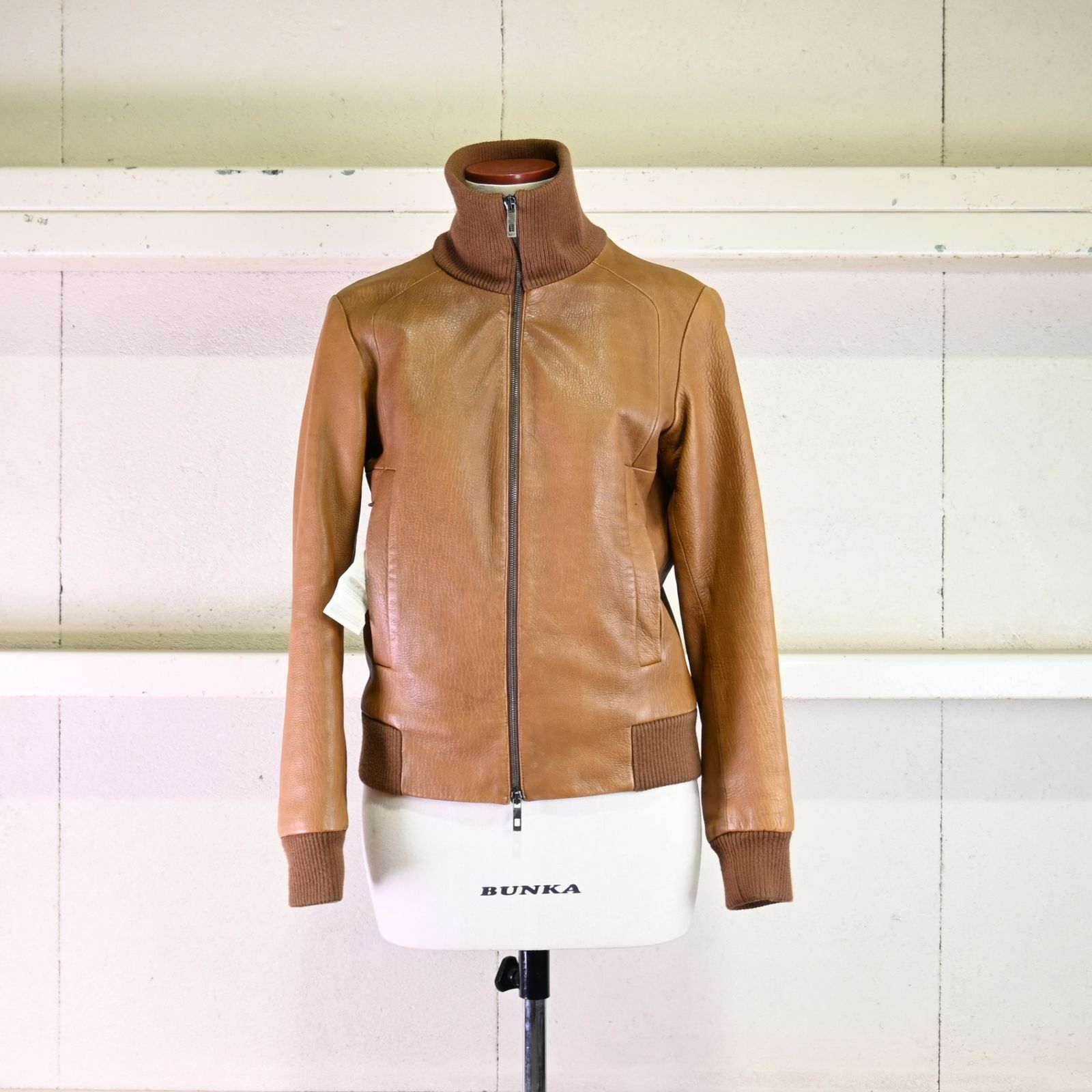 ○ RUFFO ルッフォ レザー ジップアップ ブルゾン ジャケット