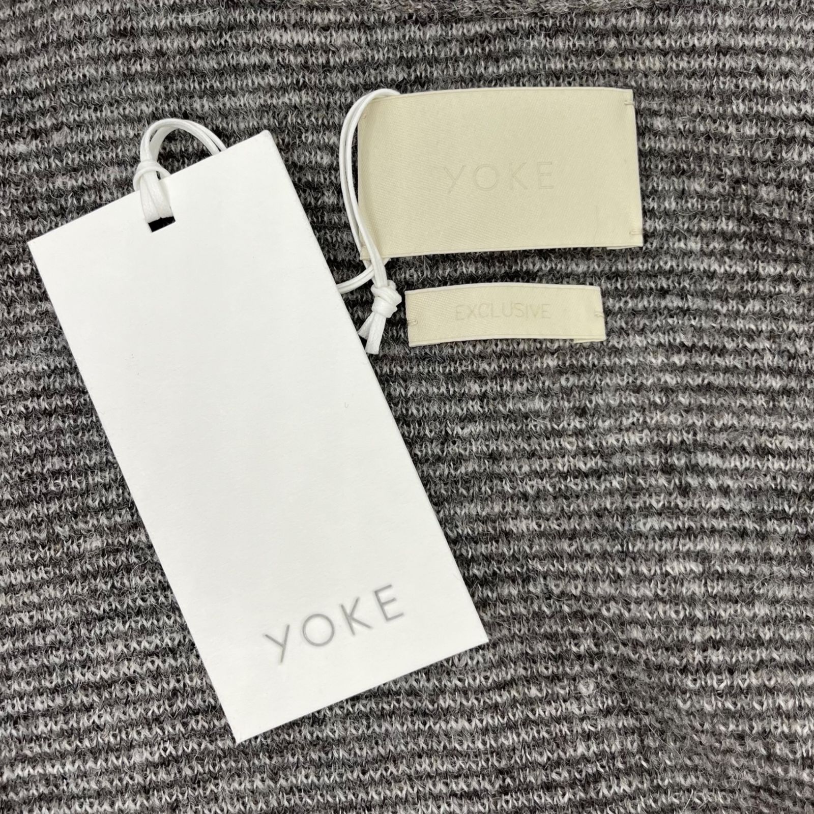 美品/yoke gradation jacquard cardigan 23ss YOKE（ヨーク）の「YOKE/ヨーク/GRADATION JACQUARD CARDIGAN