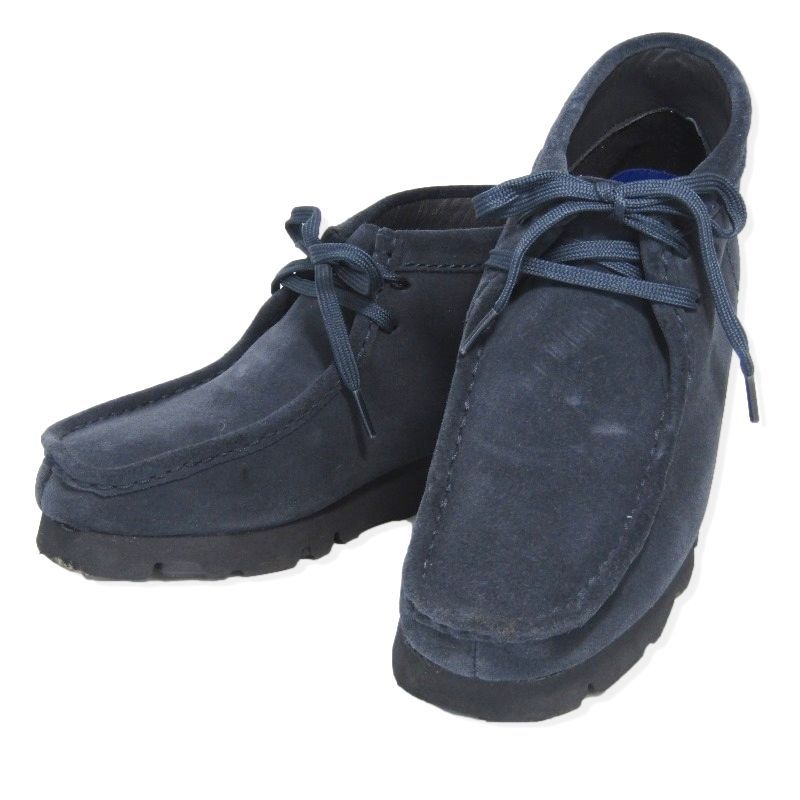 Clarks × BEAMS BOY クラークス UK4.5D Wallabee Boot GORE-TEX 別注 ワラビーブーツ スエード  ウィメンズ レディース NAVY 35003350 - メルカリ