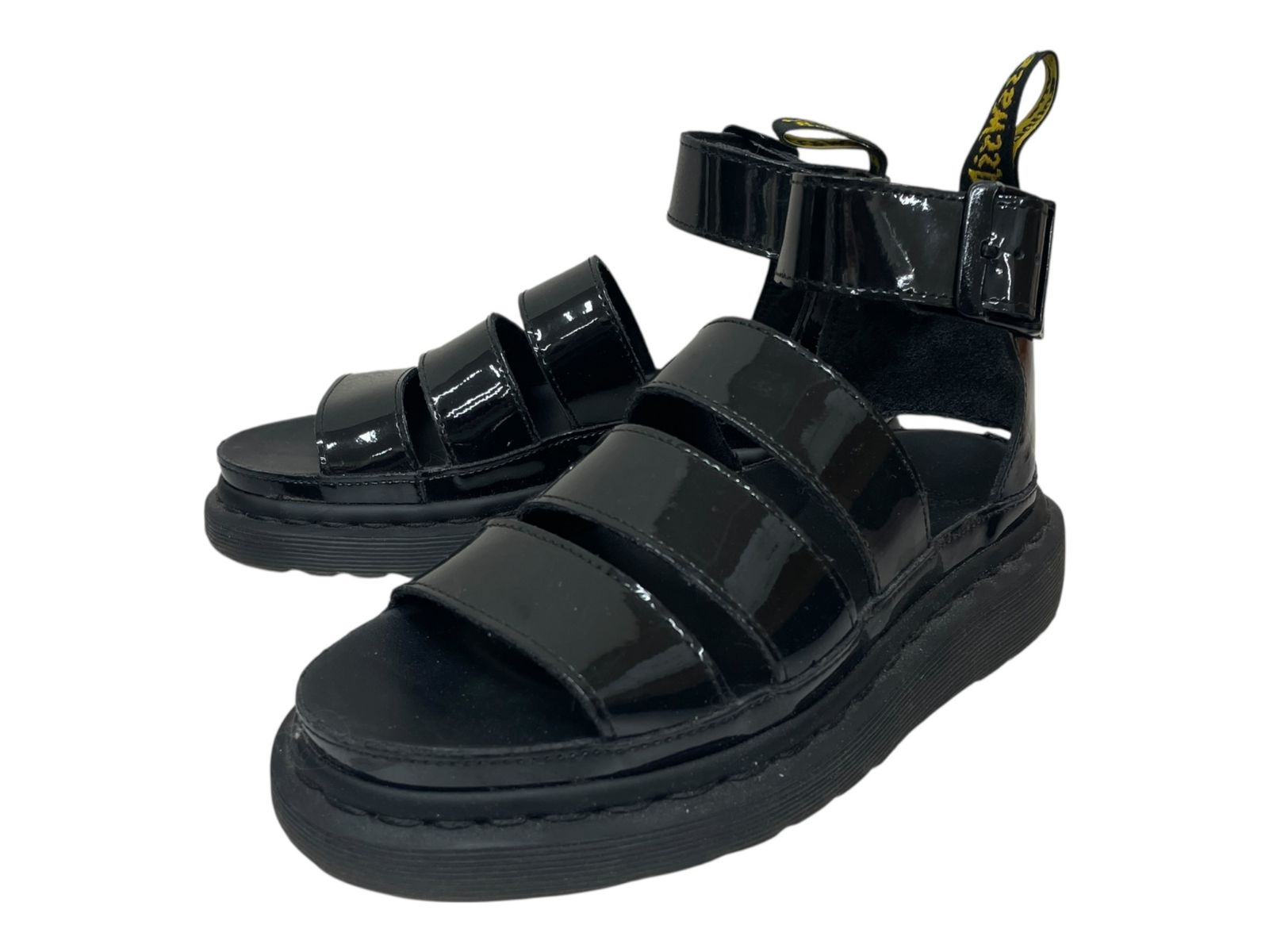 Dr.Martens ドクターマーチン CLARISSA II PATENT パテント サンダル 24822001 UK4 23cm相当 ブラック レディース|045