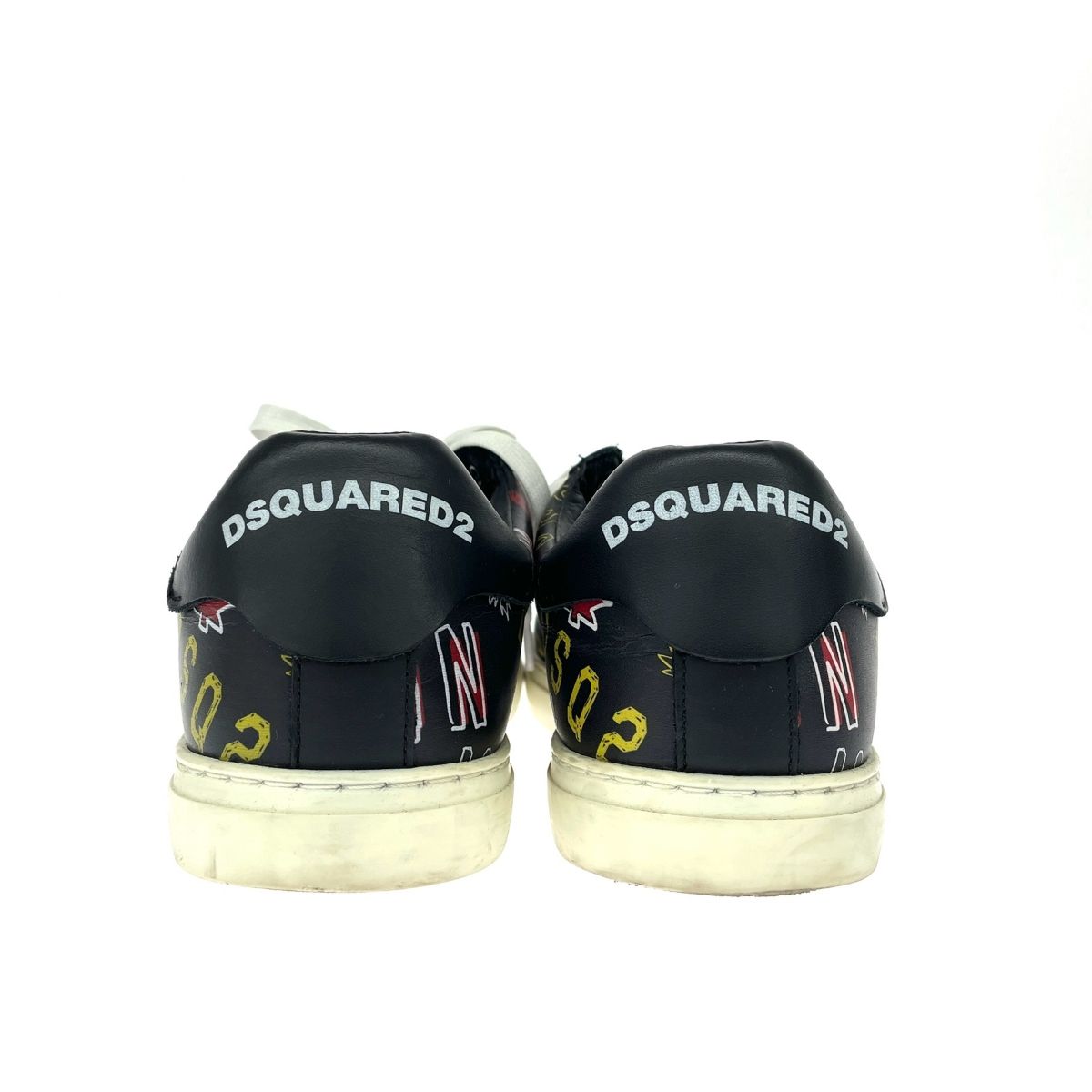 Dsquared2 ディースクエアード スニーカー 表記サイズ:40 レザー/総柄 