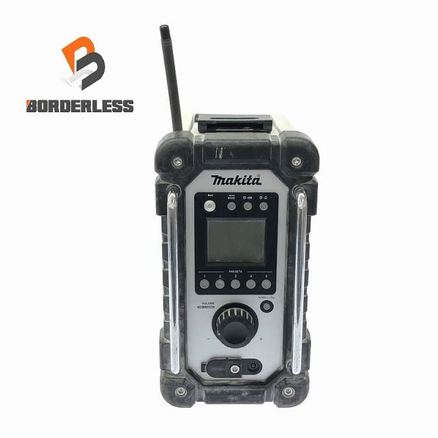 ☆中古品☆ makita マキタ 充電式ラジオ MR107 本体のみ 白