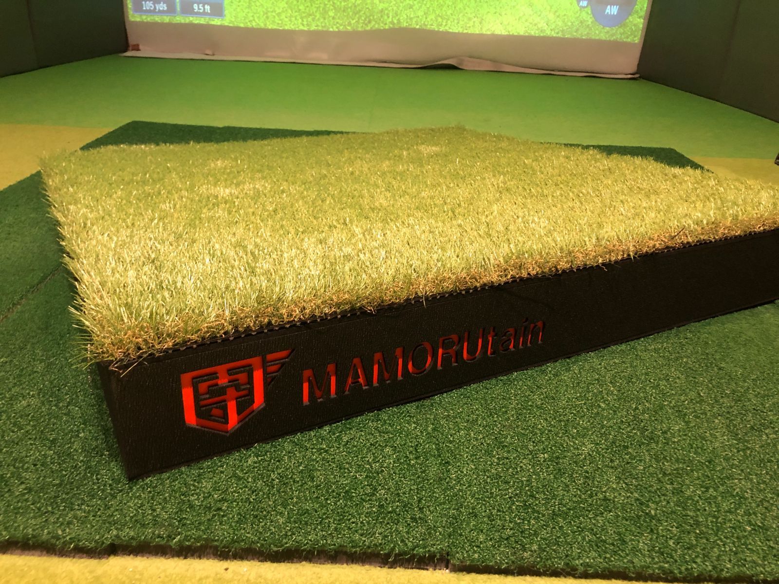 ゴルフ傾斜練習 一体型 斜面練習 マモルタイン傾斜マット ゴルフ傾斜