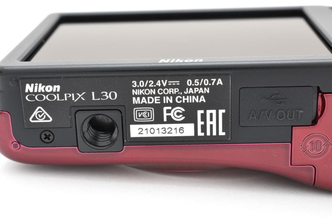 225 Nikon COOLPIX L30 レッド 【公式通販】