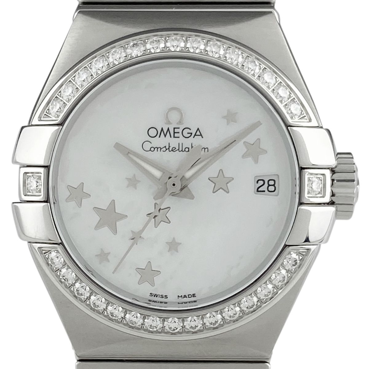 オメガ OMEGA コンステレーション コーアクシャル マスター クロノメーター スモールセコンド 27M?M 127.55.27.20.55.002 ホワイト文字盤 新品 レディース OMEGA(オメガ)]メンズ 腕時計 コンステレーション コーアクシャル自動