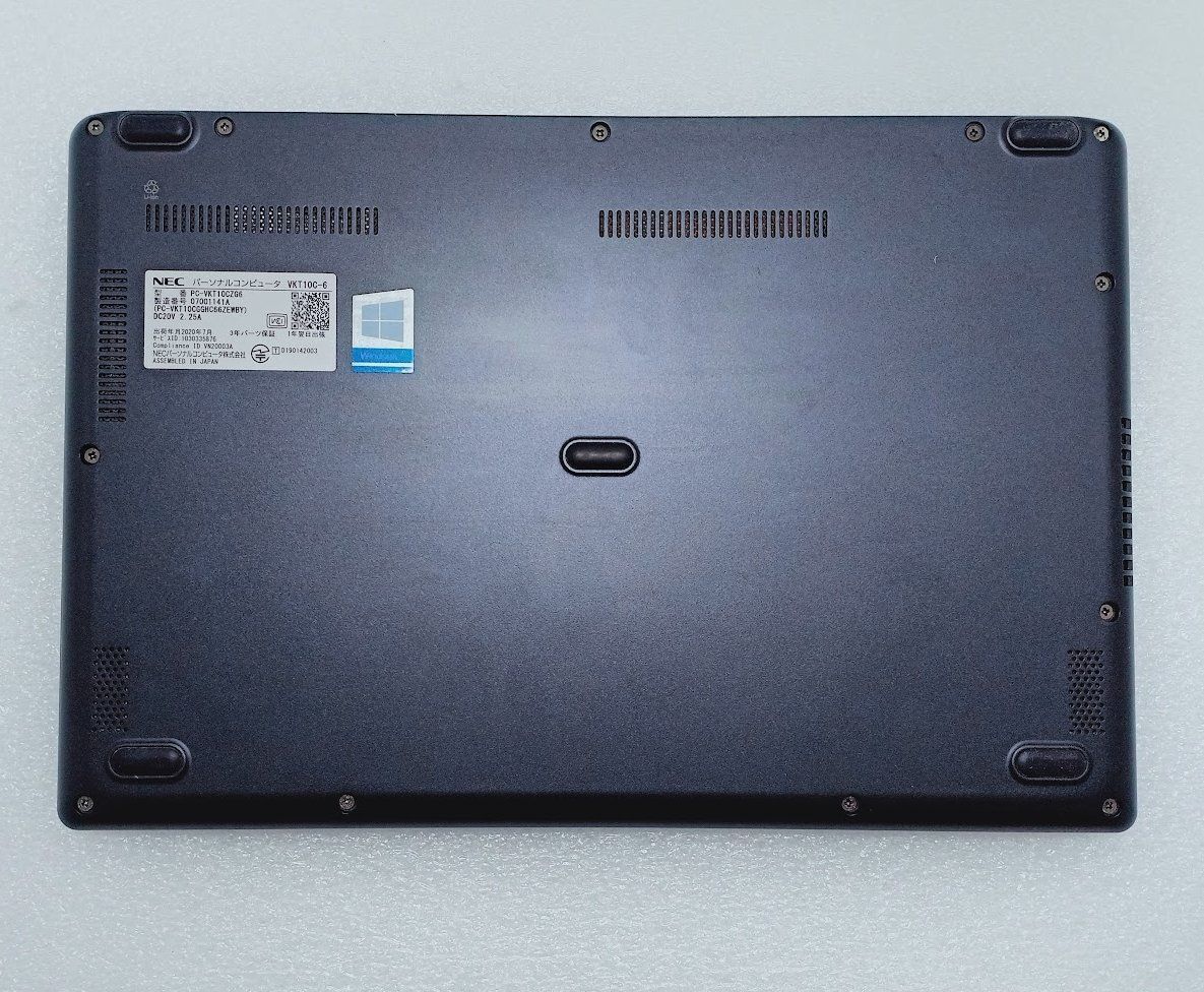 Windowsノート本体 VersaProUltraLite VC VKT10/C-6 i5-10210Y NEC VersaPro UltraLite Type-VC VKT10/C-6 i5-10210Y RAM8G