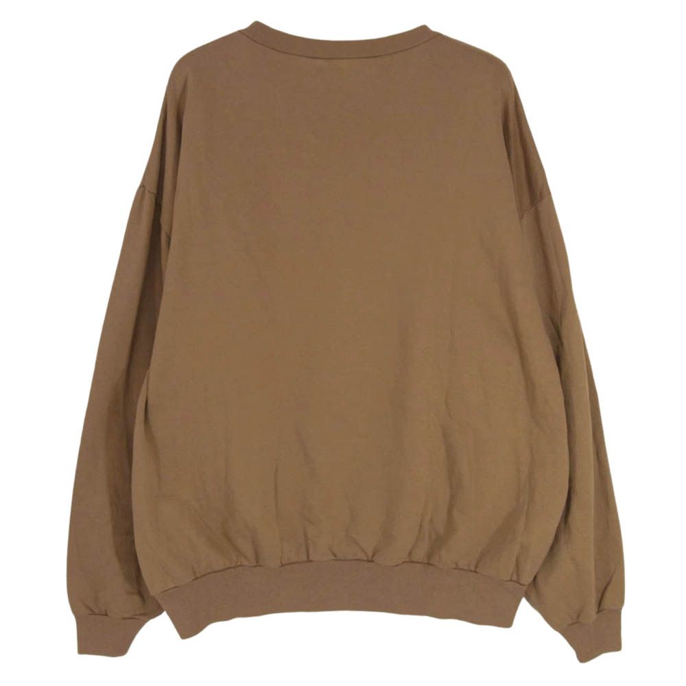 AURALEE オーラリー 22AW A22AP01NU ELASTIC HIGH GAUGE SWEAT P/O