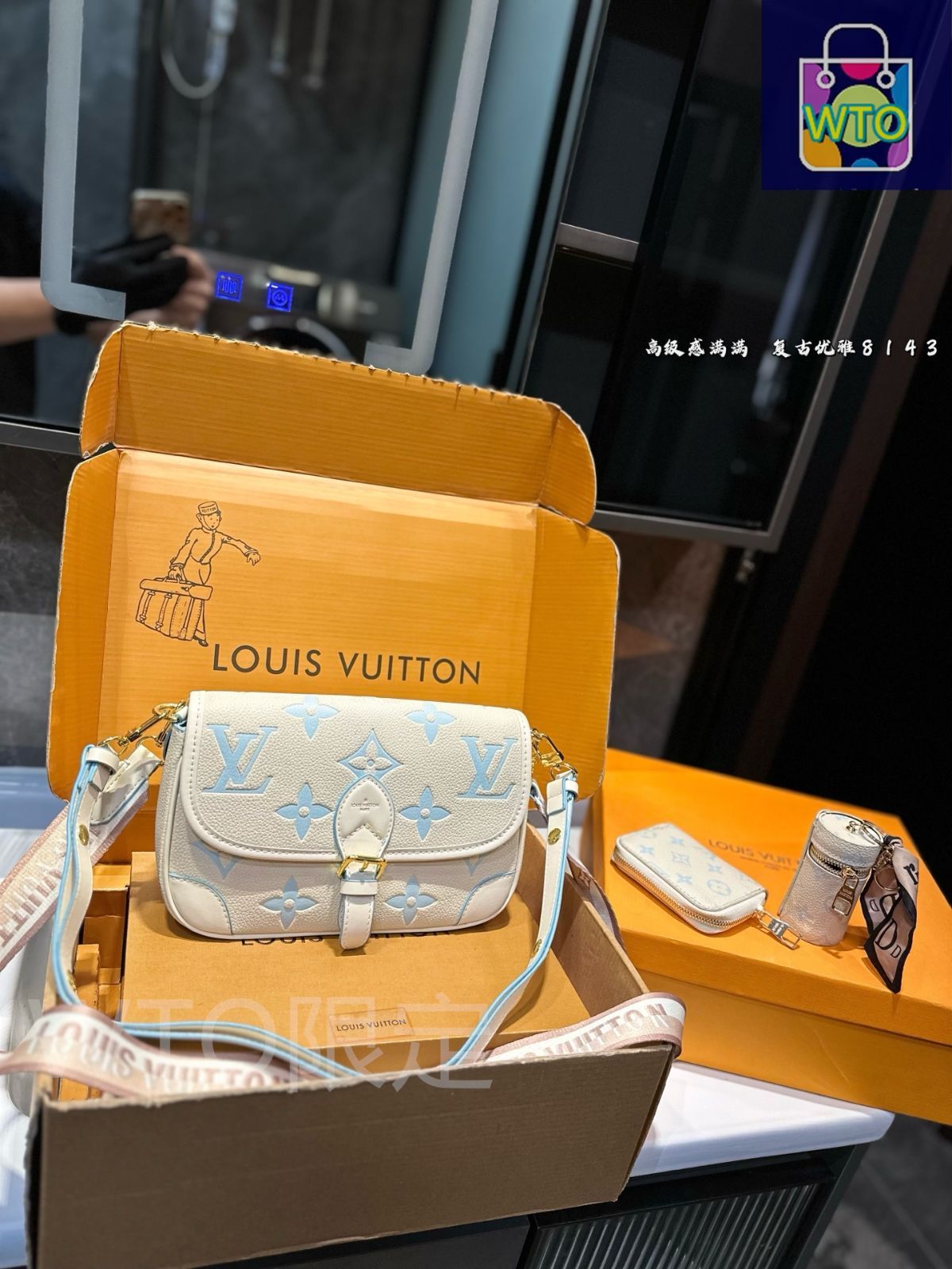 【新品・未使用】LOUIS VUITTON3点セット 3点セット】ルイヴィトンショルダーバッグ人気LOUIS VUITTON