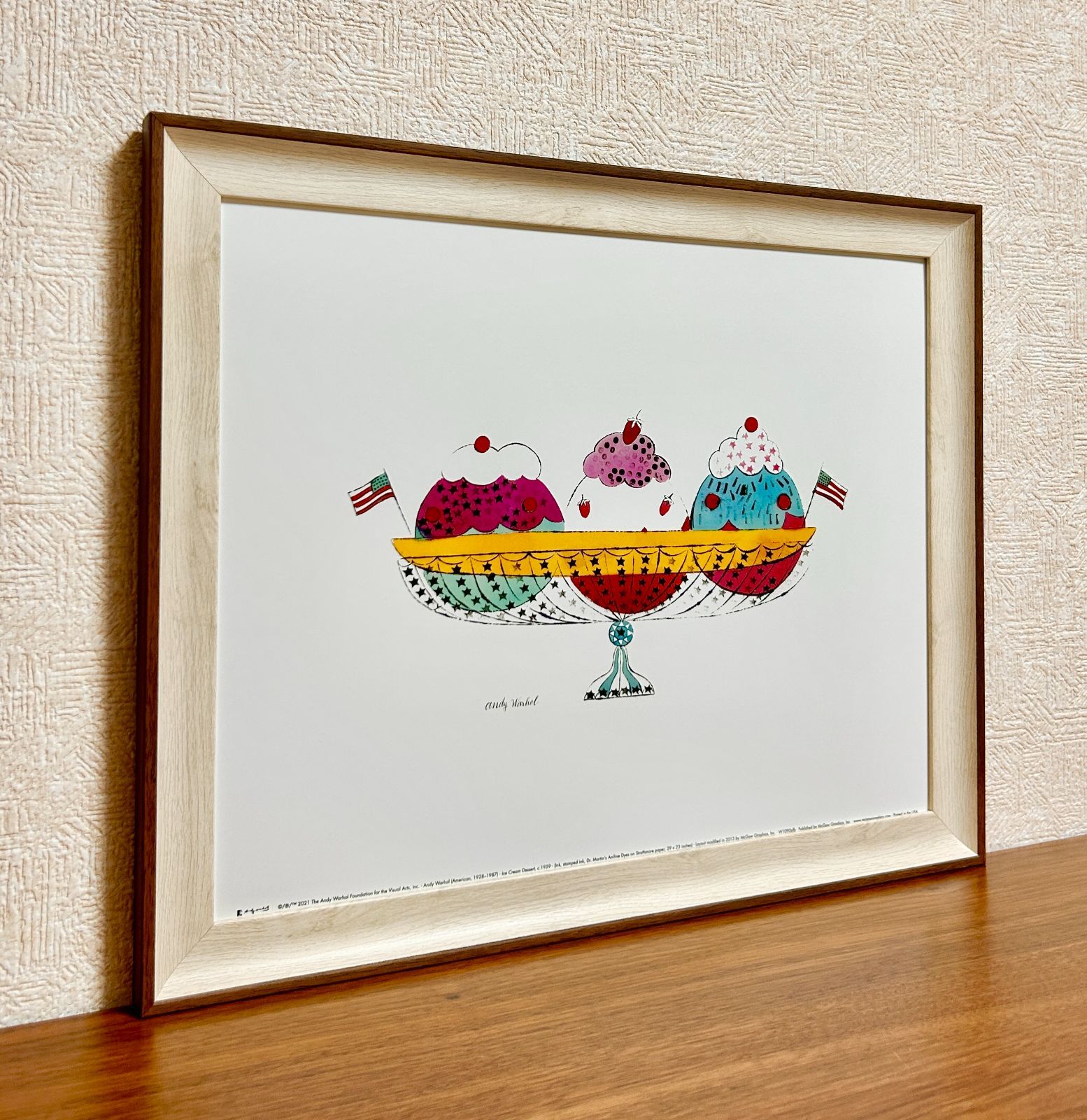 新品☆額縁付アートポスター(BRUCE MCGAW GRAPHICS)☆アンディ