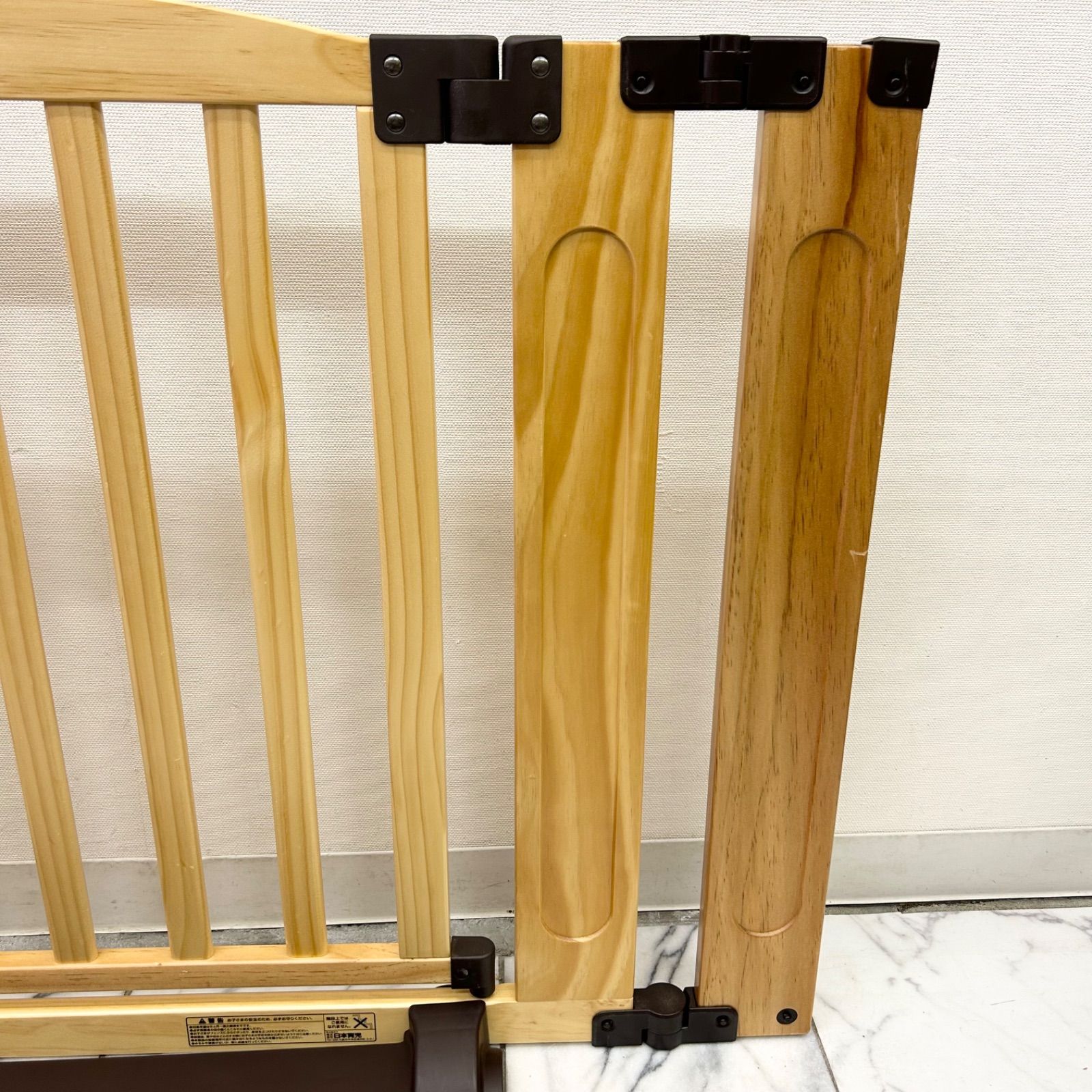 日本育児 ベビーゲート おくだけドアーズ woodyPlus ウッディープラス