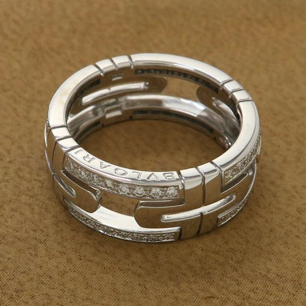 ブルガリ オープンパレンテシダイヤリング#54(日本サイズ13号近辺  