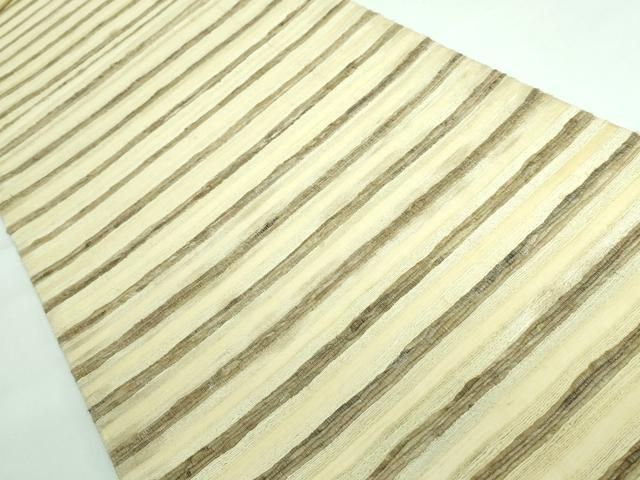 平和屋本店□極上 インド・アッサム 野蚕糸 手織 ムガシルク 全通柄  