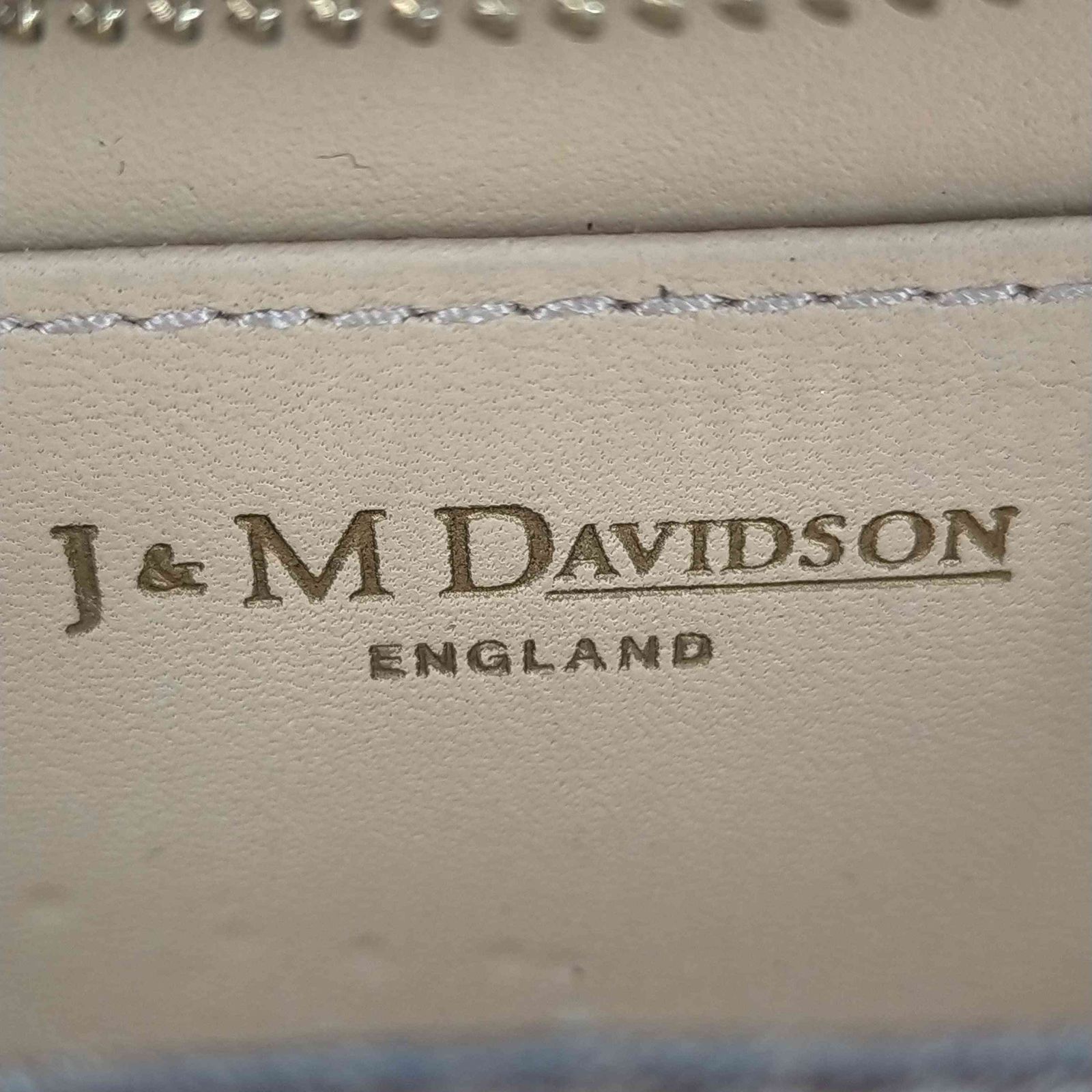 ジェイアンドエムデヴィッドソン J&M Davidson スモールジップ パイソンウォレット レディース 表記無