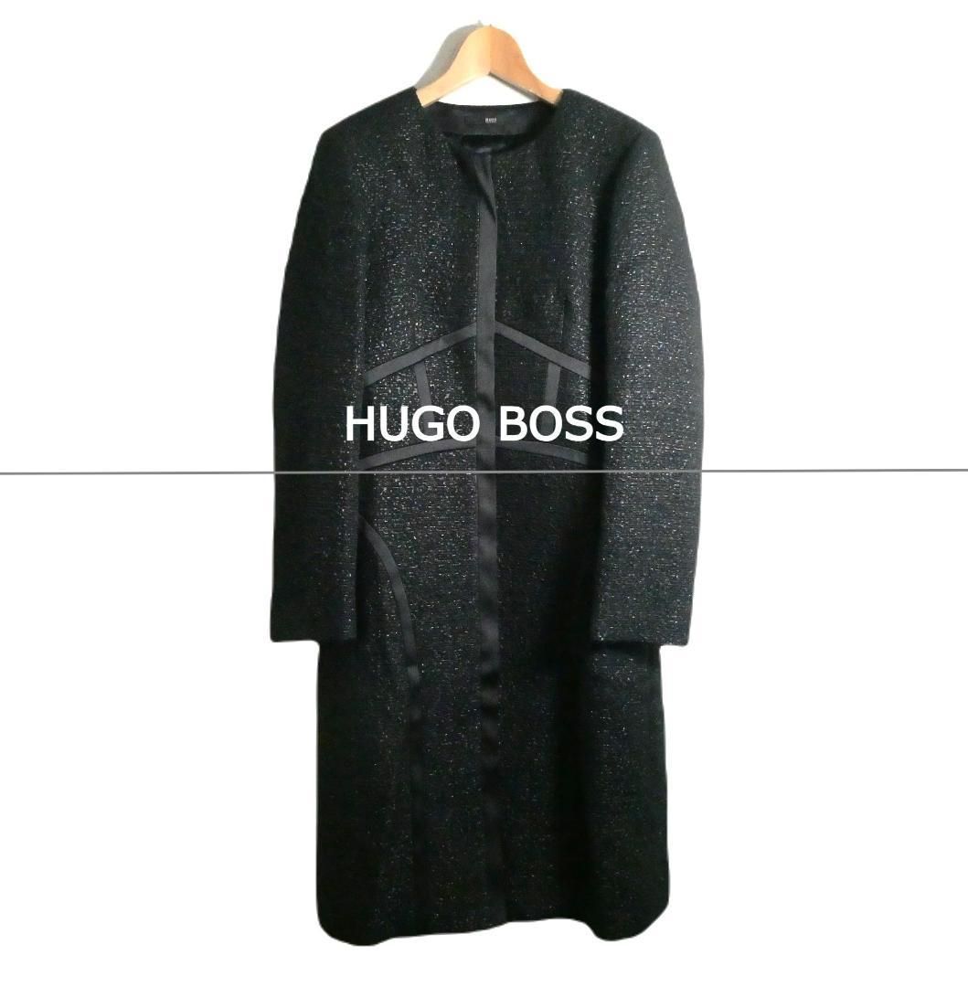 HUGO BOSS ヒューゴボス ロングコート ブラック サイズ50 キルティング