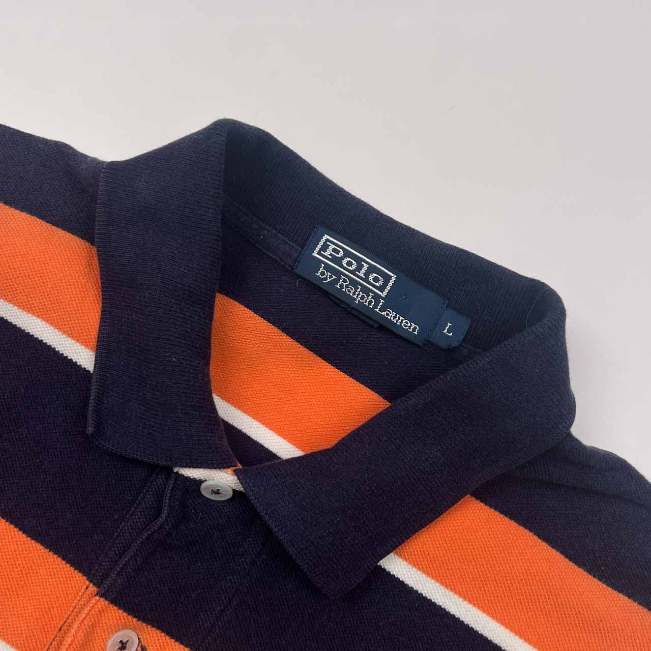 90s 00s Polo by Ralph Lauren ラルフローレン ボーダー ワンポイント