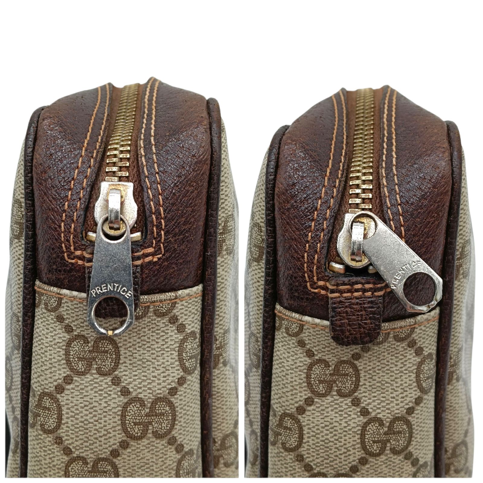 美品 GUCCI グッチ GG シェリーライン セカンドバッグ ポーチ ブラウン 楽天市場】GUCCI グッチ ヴィンテージ オールドグッチ シェリー