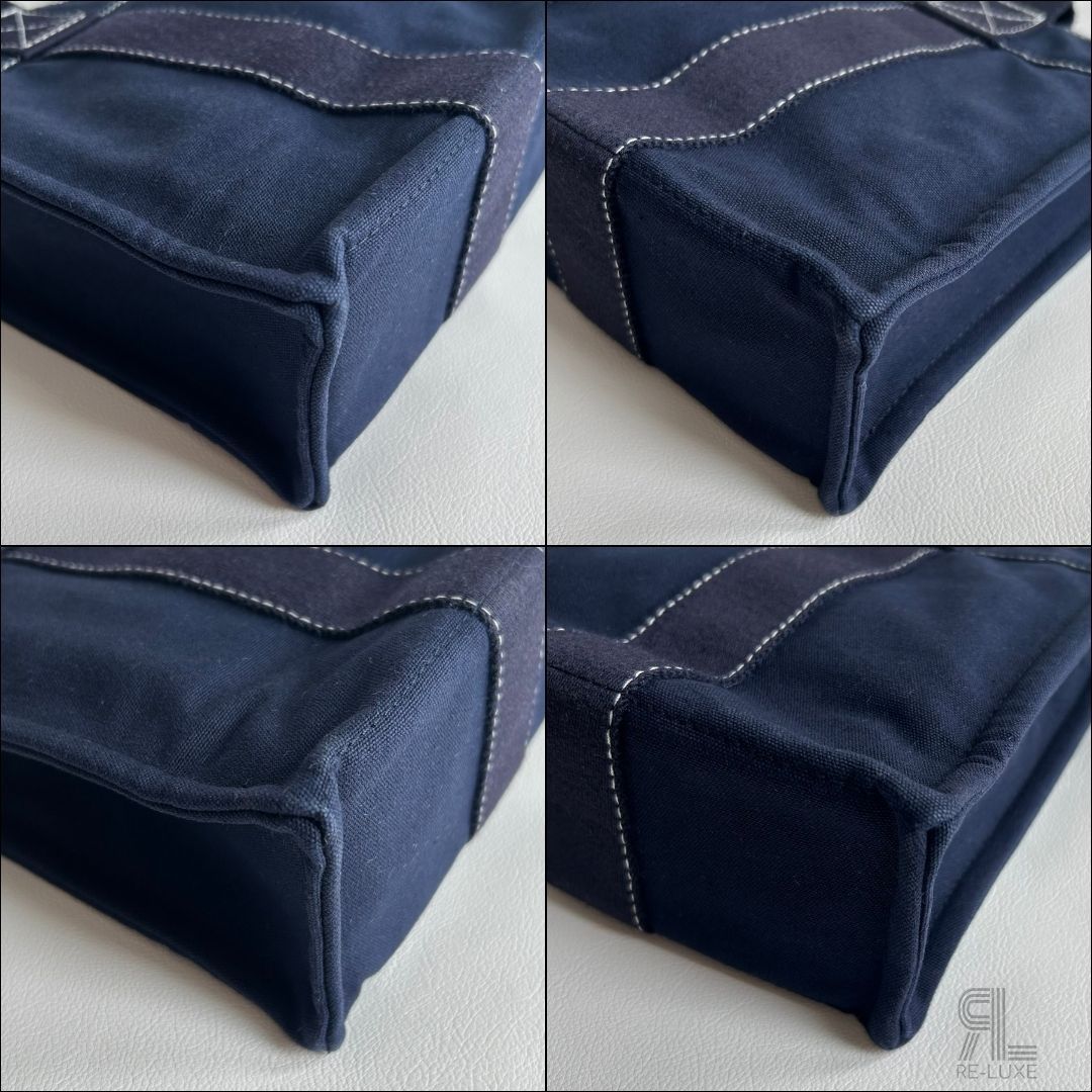 164美品✦HERMESドーヴィルPM NAVY 紺 トートバッグ