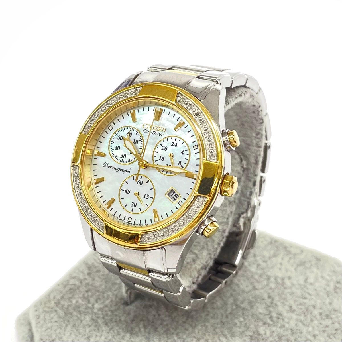 Citizen シチズン ソーラー 腕時計 H504-S079136 ゴールド×シルバー 