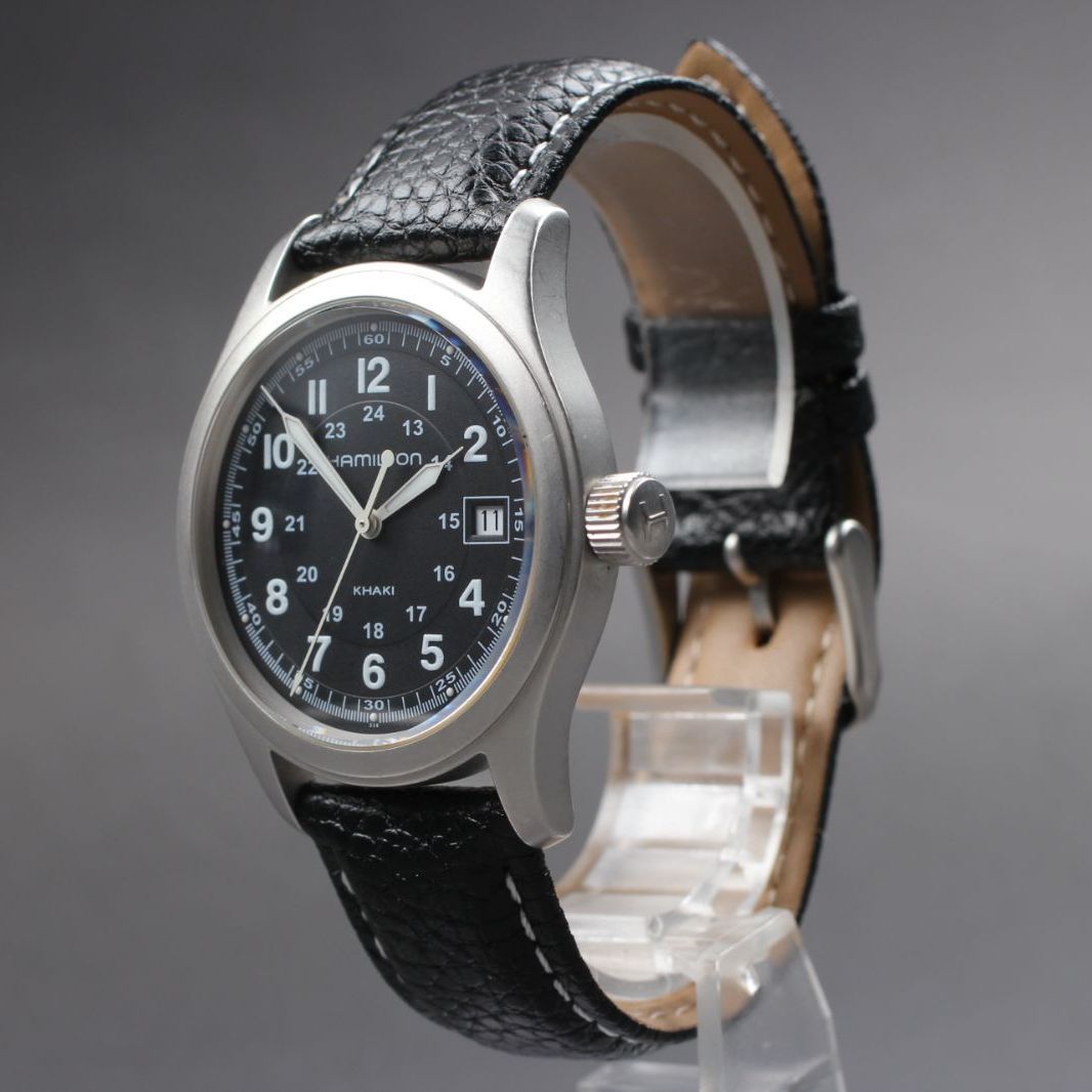 154【美品】Vintage Hamilton Khaki H684812 ハミルトン カーキ メンズ