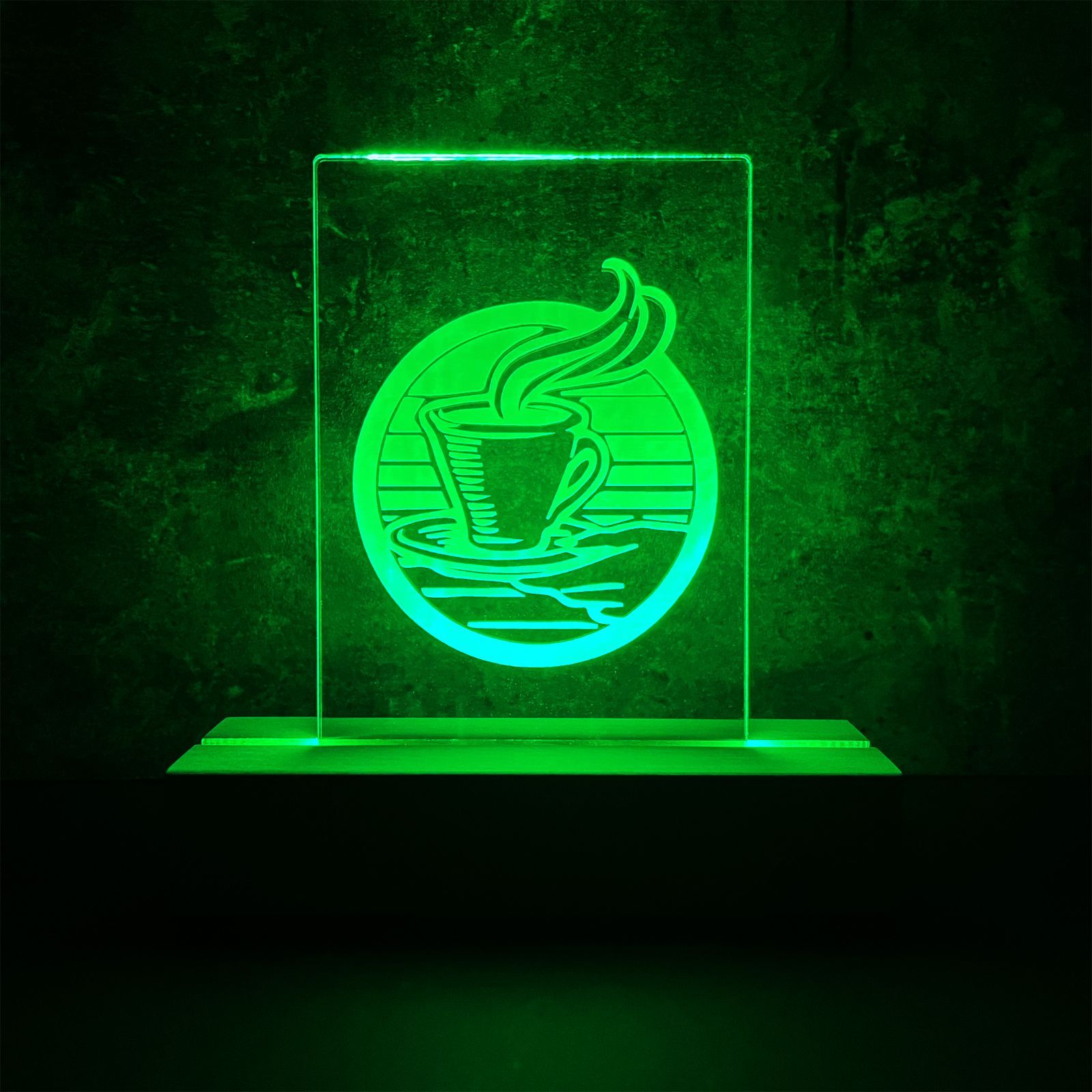 Coffee Shop」ネオンサイン 小型 ラインアート 置物 オブジェ LED 間接