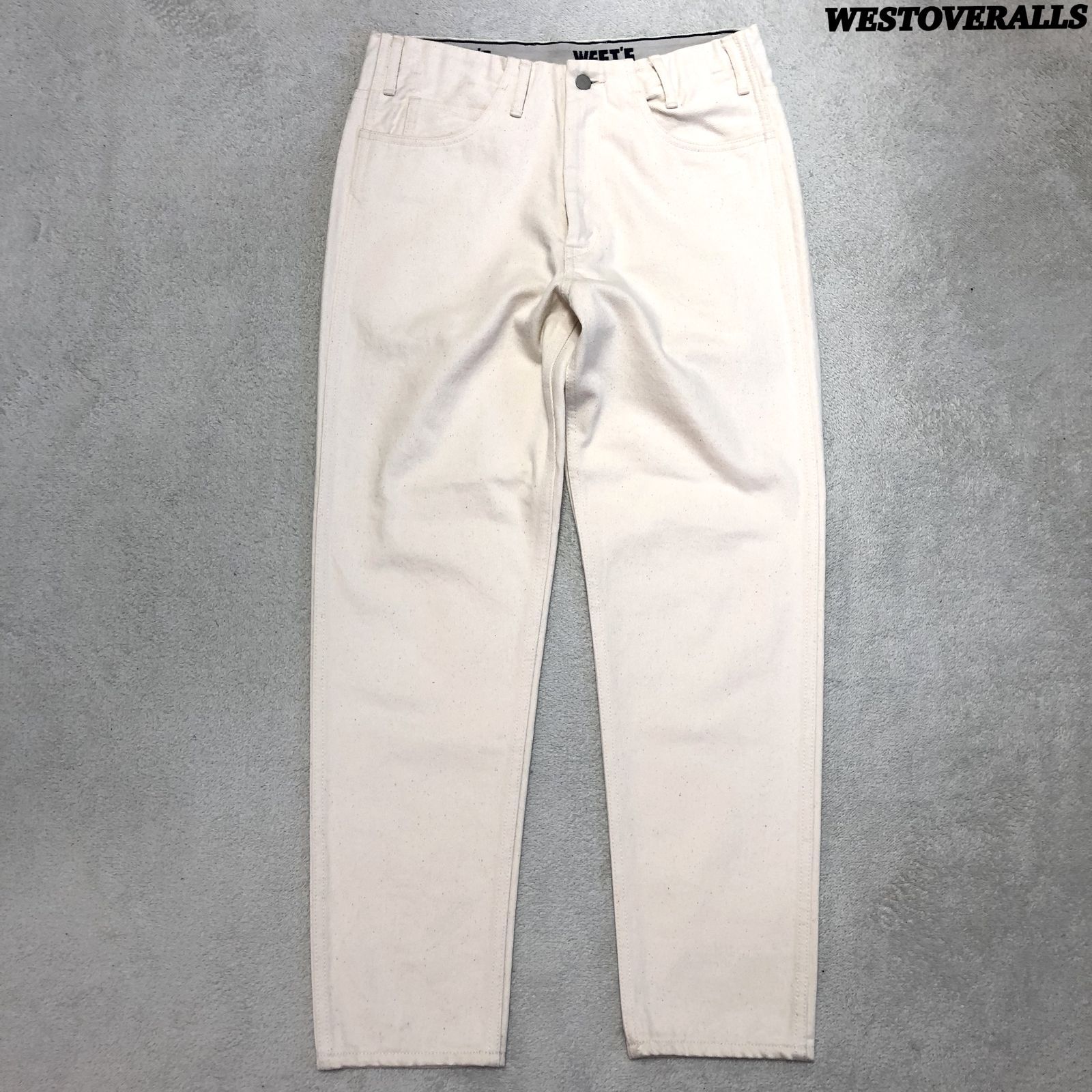 WESTOVERALLS　ホワイトデニムパンツ WESTOVERALLS 806T DENIM デニムパンツ ジーパン ジーンズ