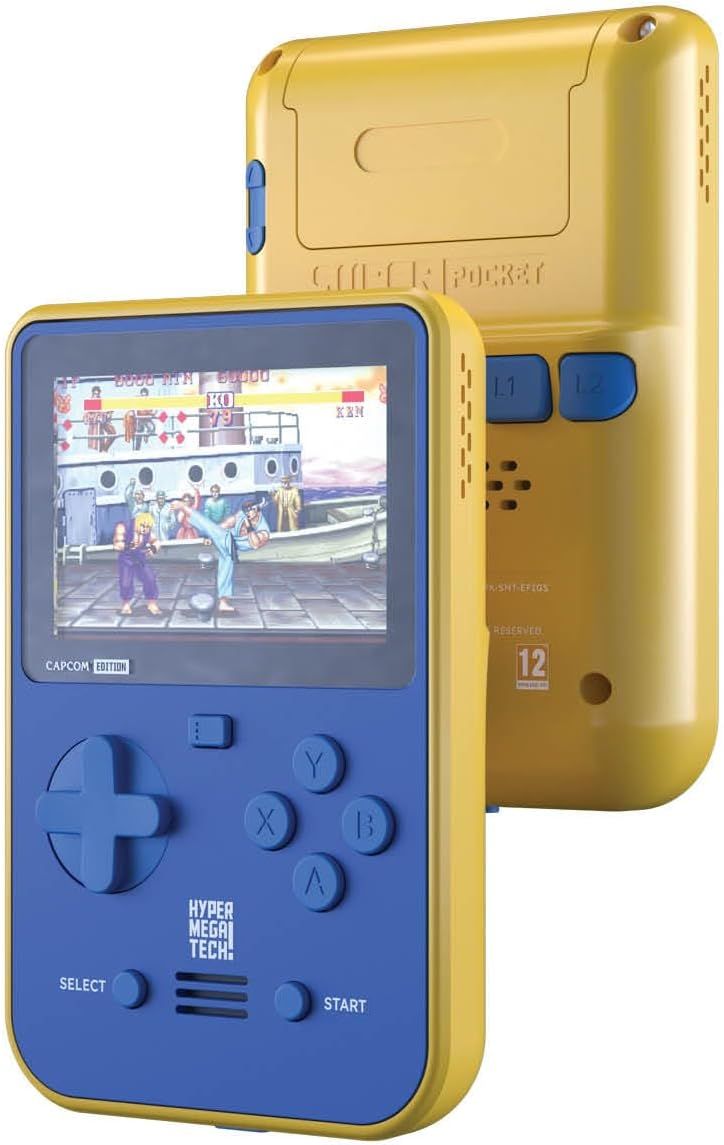 携帯型レトロゲーム機 Hyper Mega Tech Super Pocket Capcom